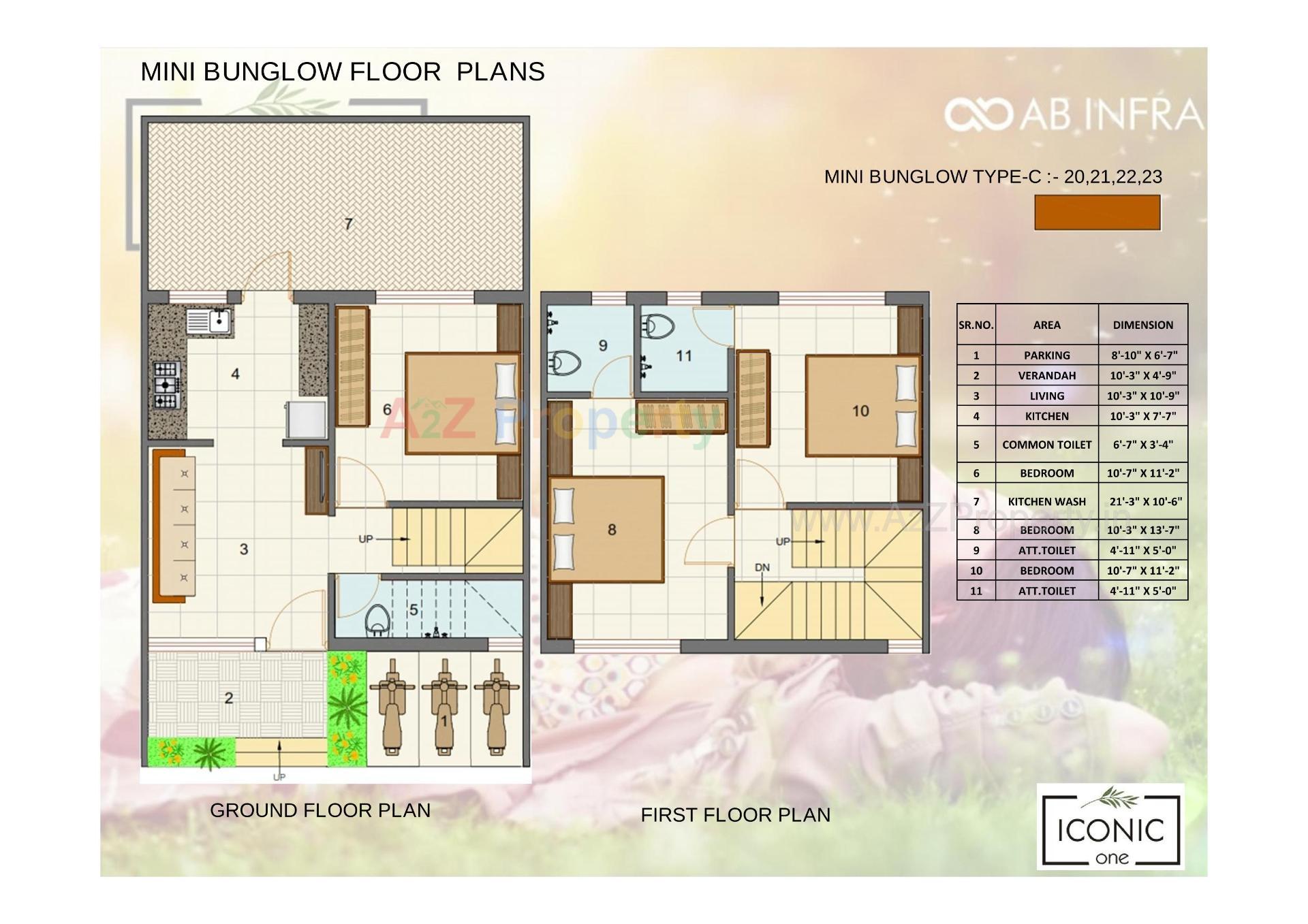 Layout of real estate project Iconic One located at Viramgam, Ahmedabad, Gujarat