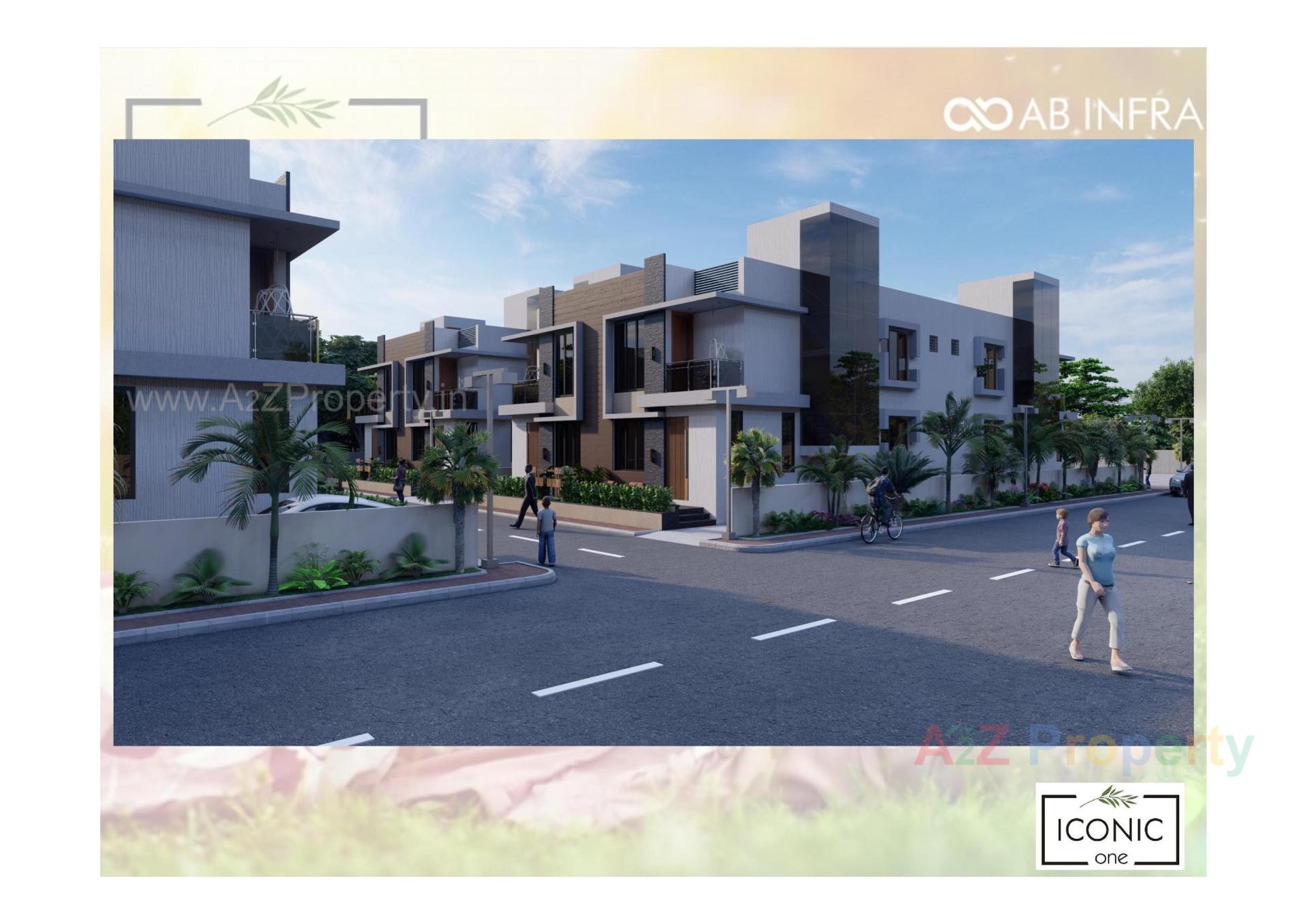 3D Elevation of real estate project Iconic One located at Viramgam, Ahmedabad, Gujarat