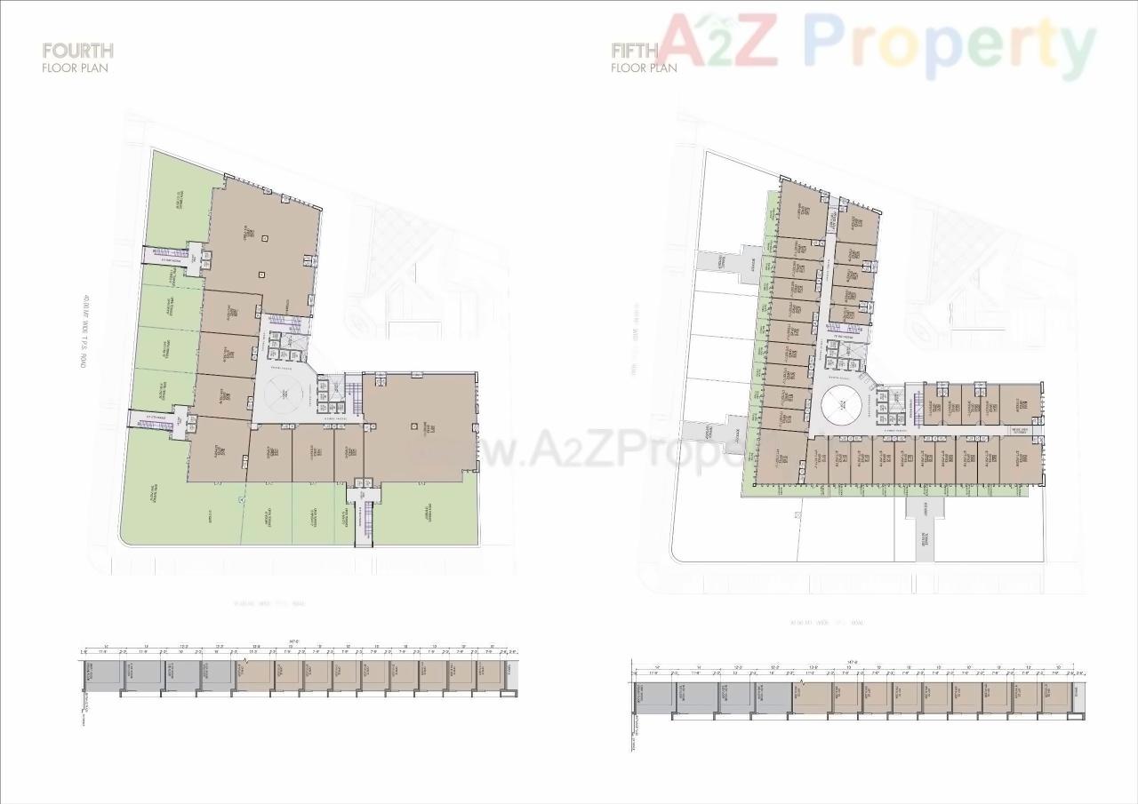 Layout of real estate project Iconic Shyamal located at Vejalpur, Ahmedabad, Gujarat