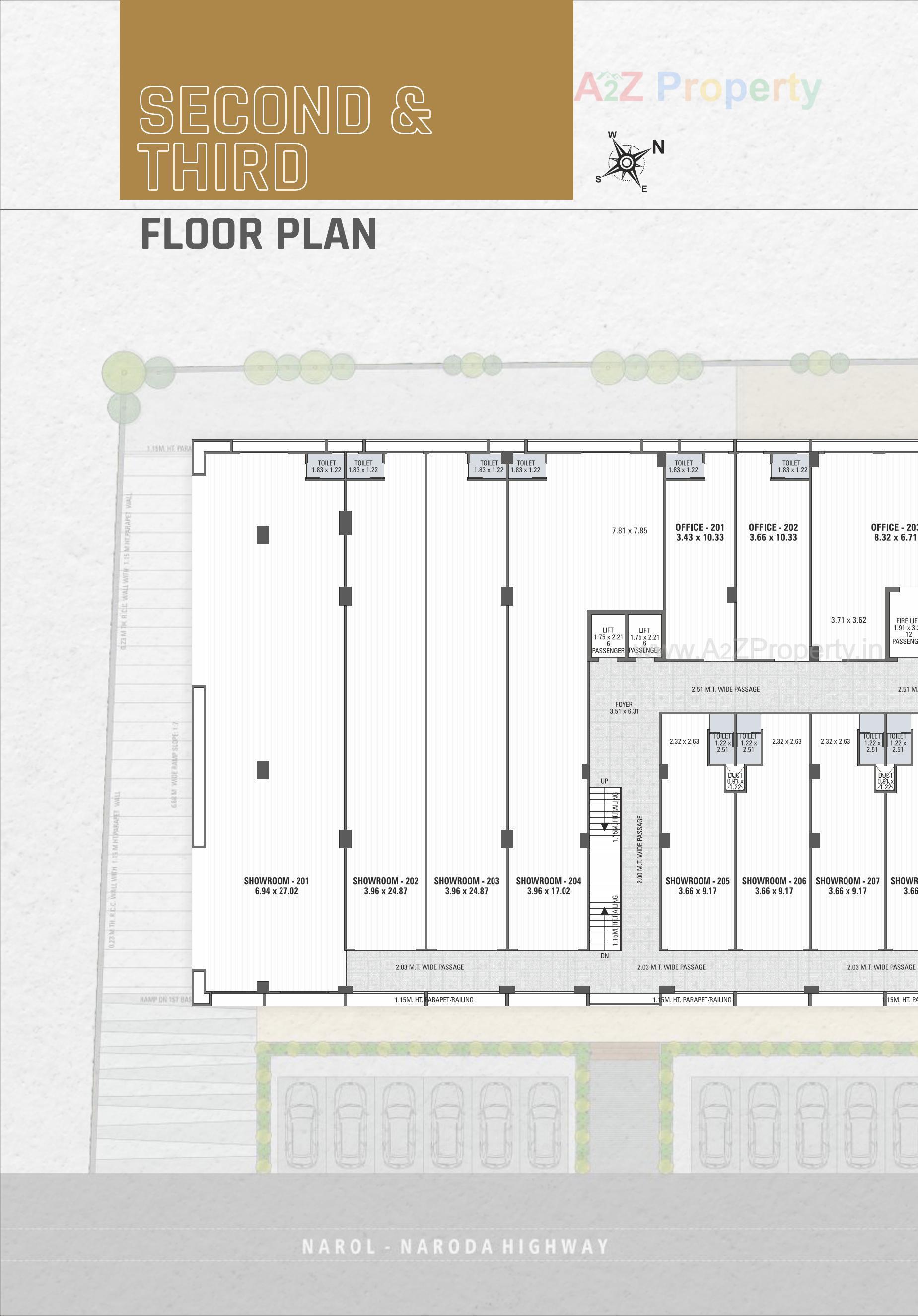 Layout of real estate project Iconic located at Naroda, Ahmedabad, Gujarat