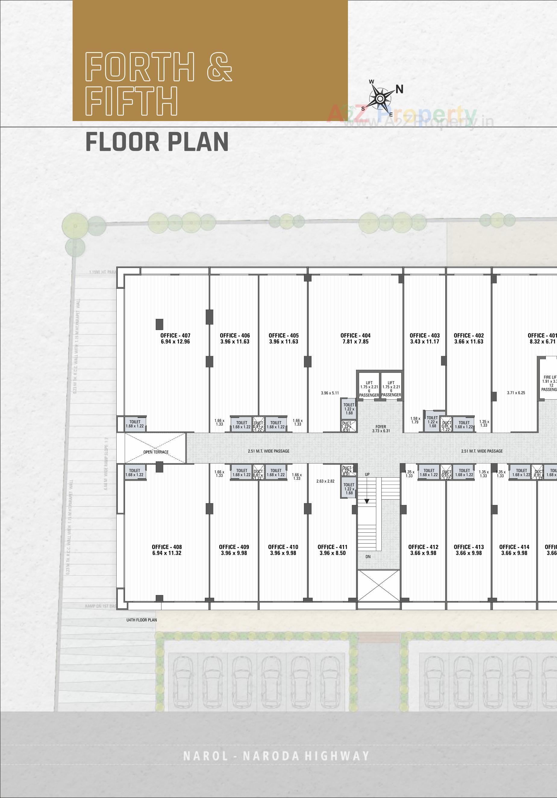 Layout of real estate project Iconic located at Naroda, Ahmedabad, Gujarat