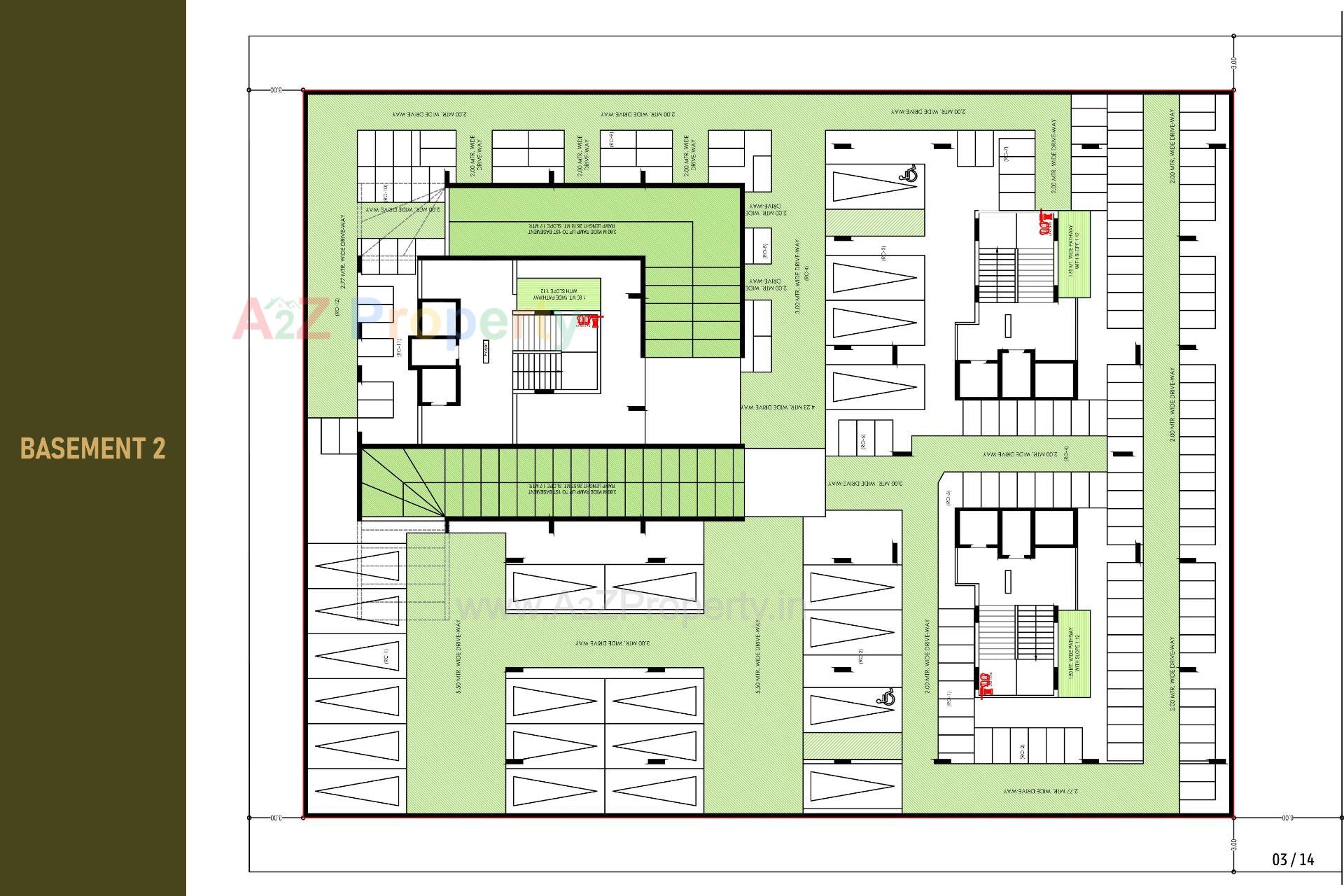 Layout of real estate project Ideal Imbert located at Chharodi, Ahmedabad, Gujarat