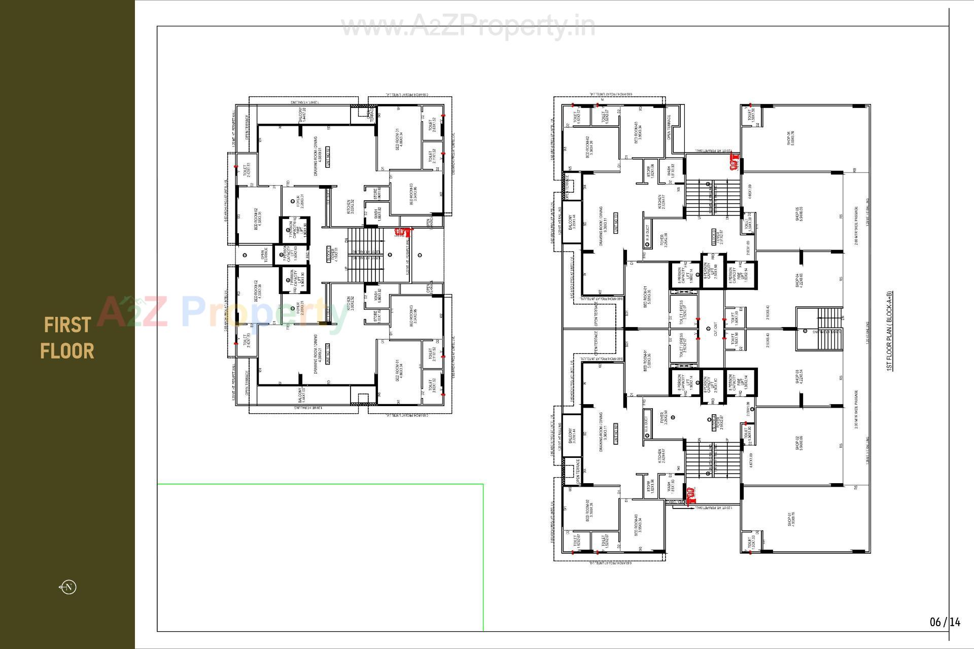 Layout of real estate project Ideal Imbert located at Chharodi, Ahmedabad, Gujarat