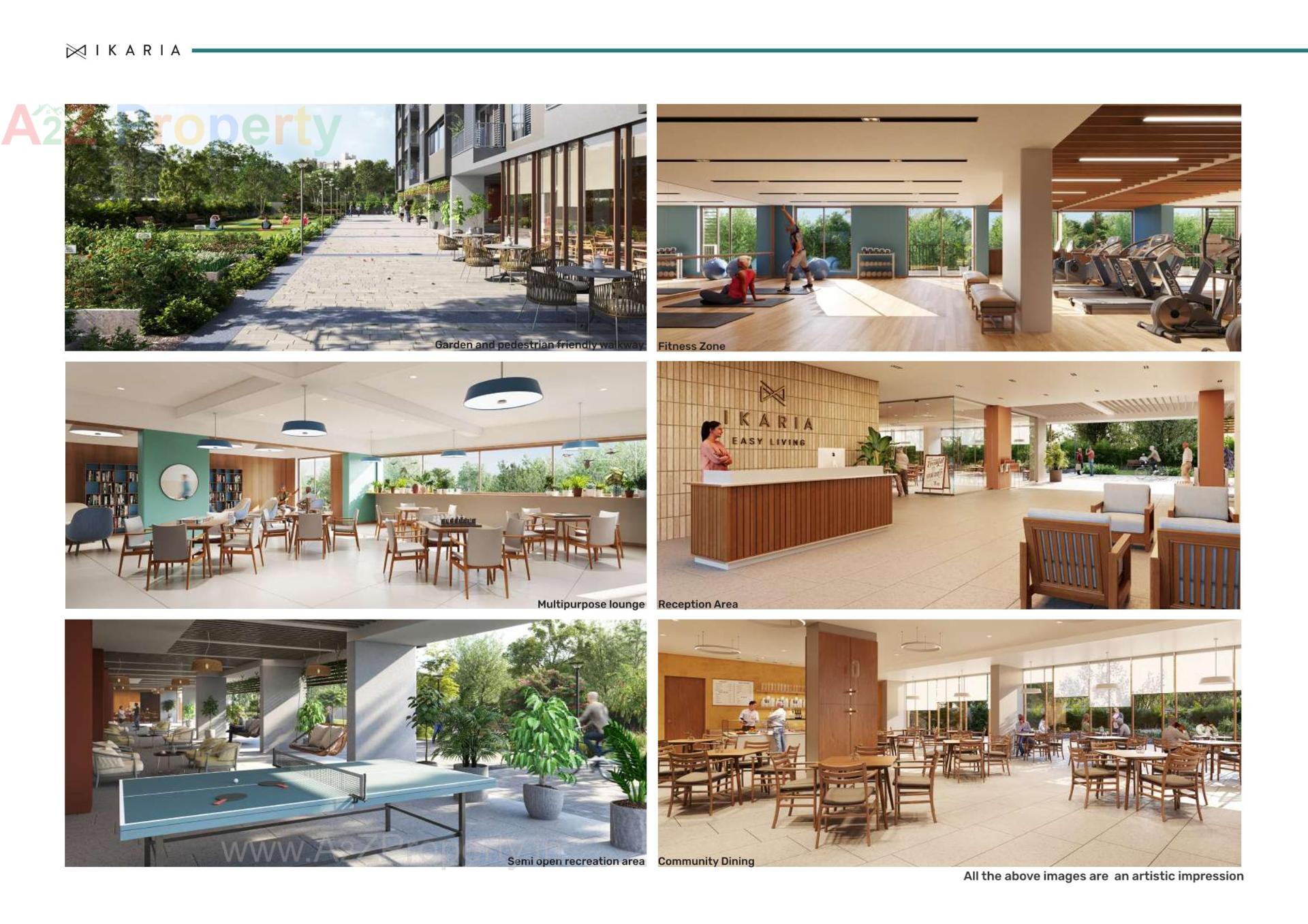 3D Elevation of real estate project Ikaria located at Ahmedabad, Ahmedabad, Gujarat