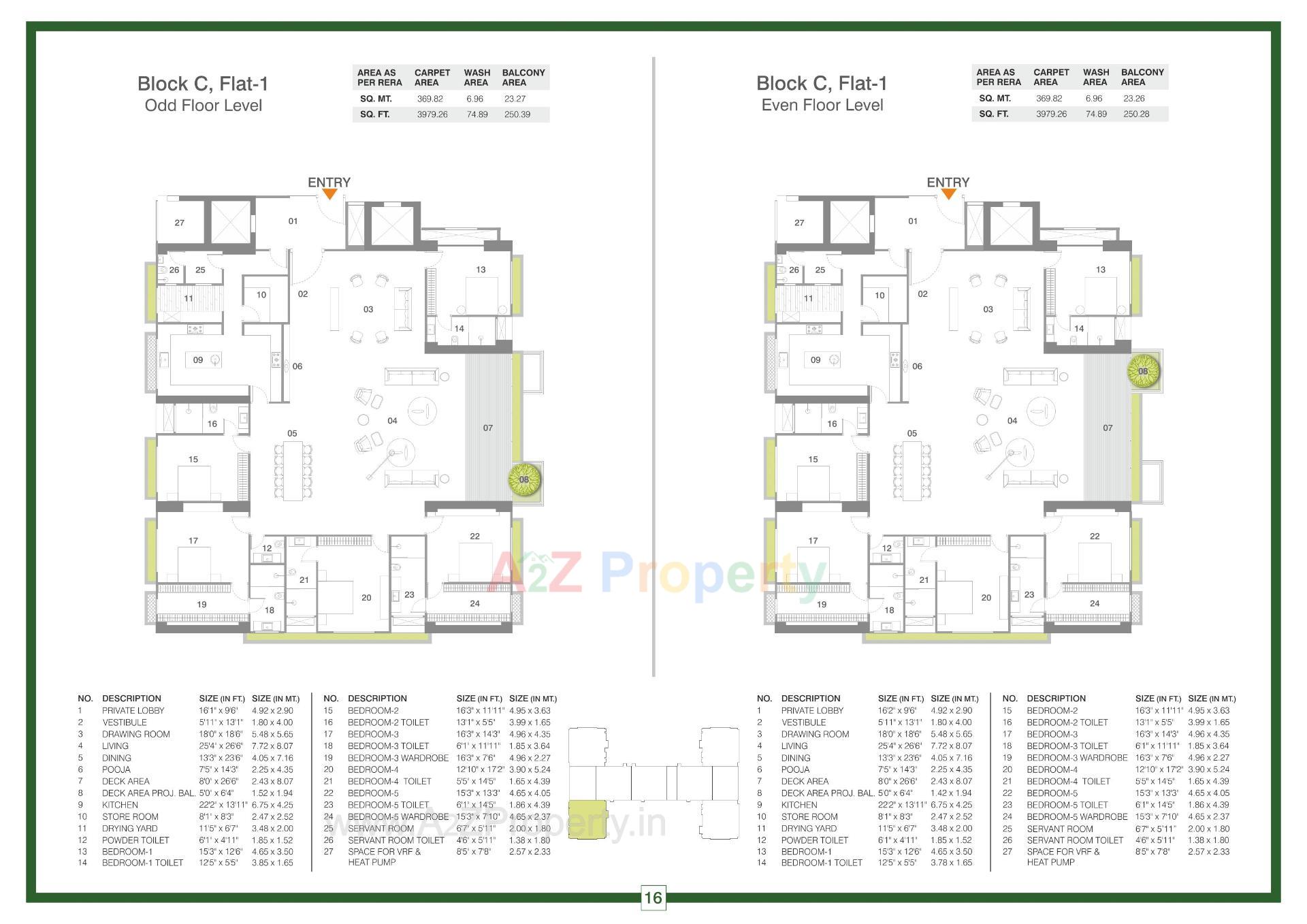 Layout of real estate project Ikebana located at Bodakdev, Ahmedabad, Gujarat