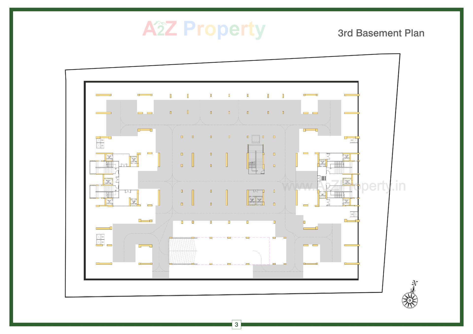 Layout of real estate project Ikebana located at Bodakdev, Ahmedabad, Gujarat