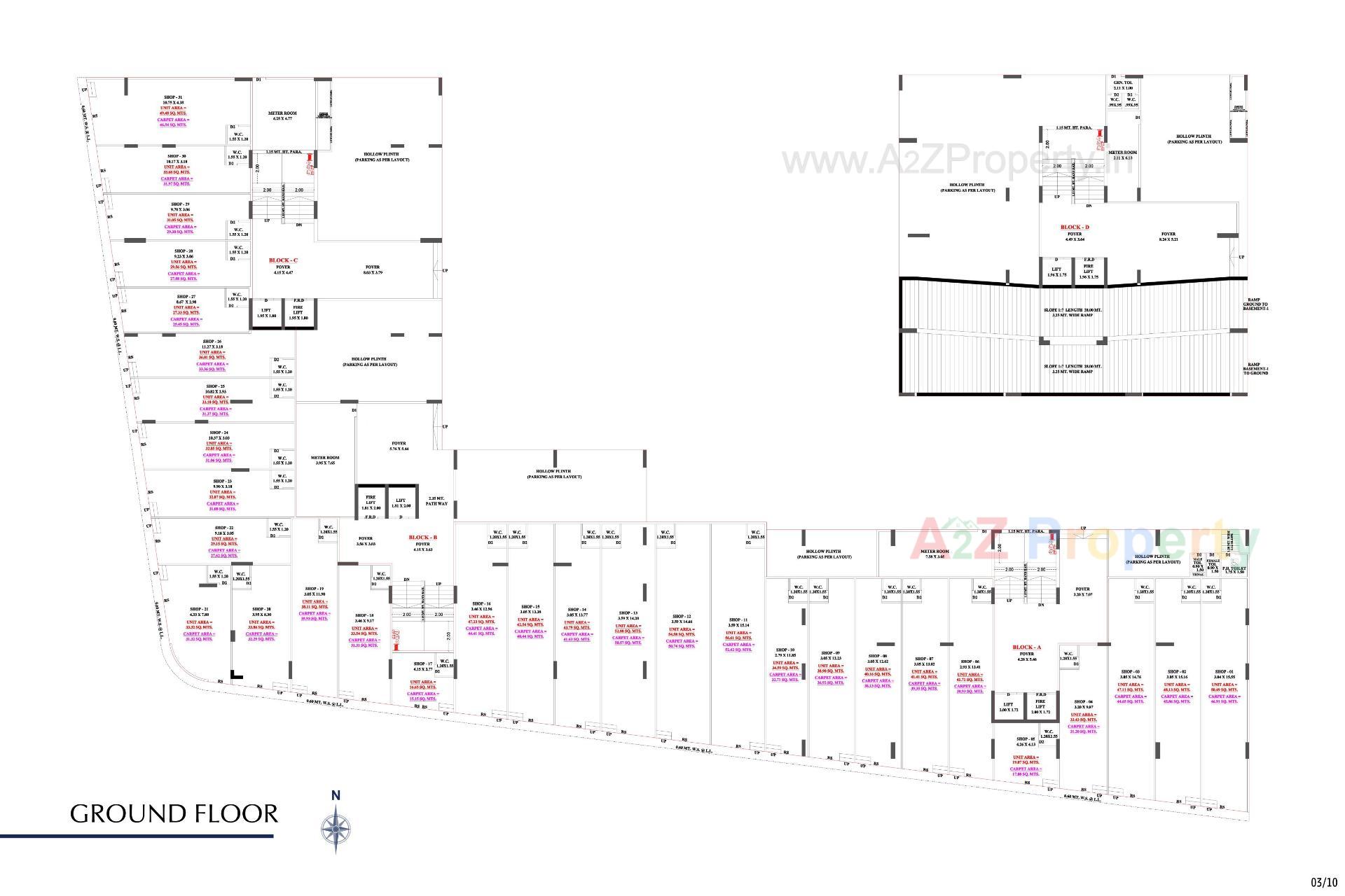 Layout of real estate project Imperia Grace located at Zundal, Ahmedabad, Gujarat