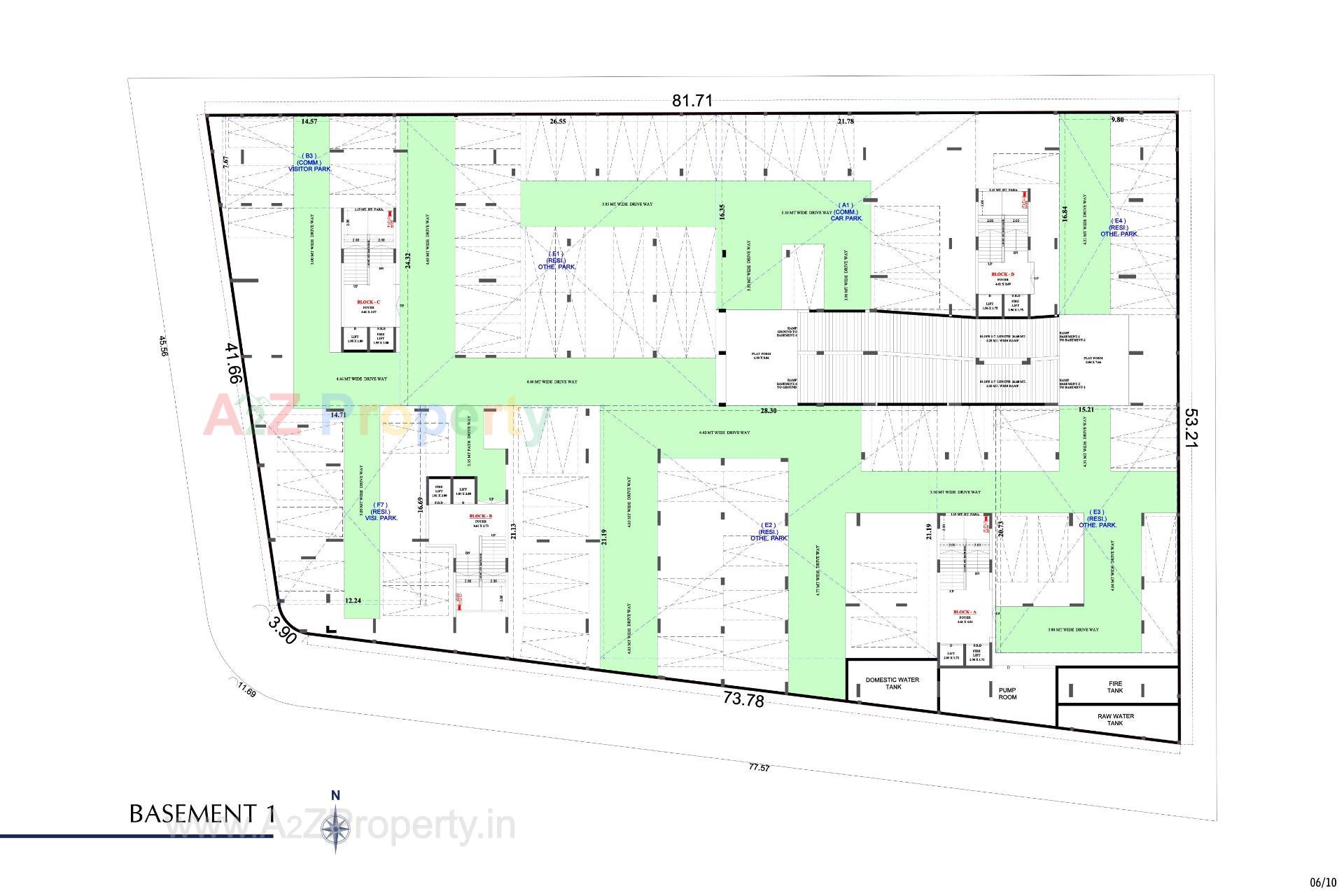 Layout of real estate project Imperia Grace located at Zundal, Ahmedabad, Gujarat