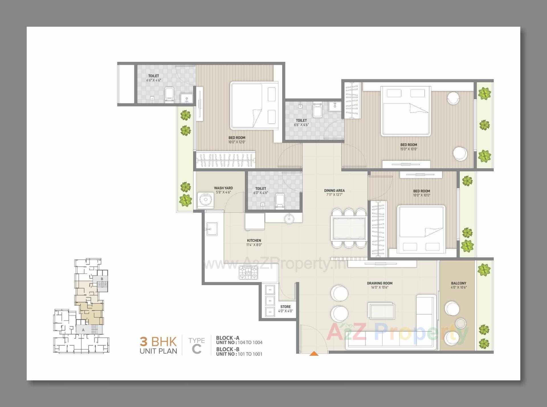 Layout of real estate project Imperial Heights located at Ognaj, Ahmedabad, Gujarat