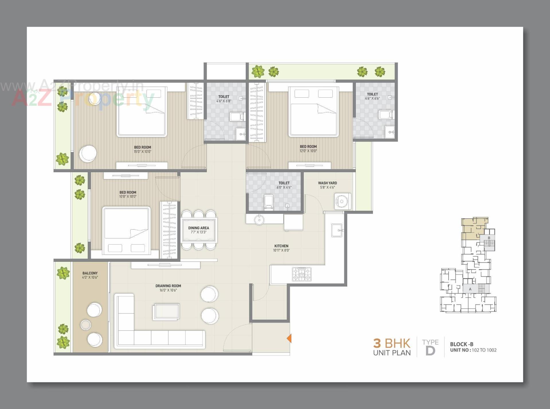 Layout of real estate project Imperial Heights located at Ognaj, Ahmedabad, Gujarat