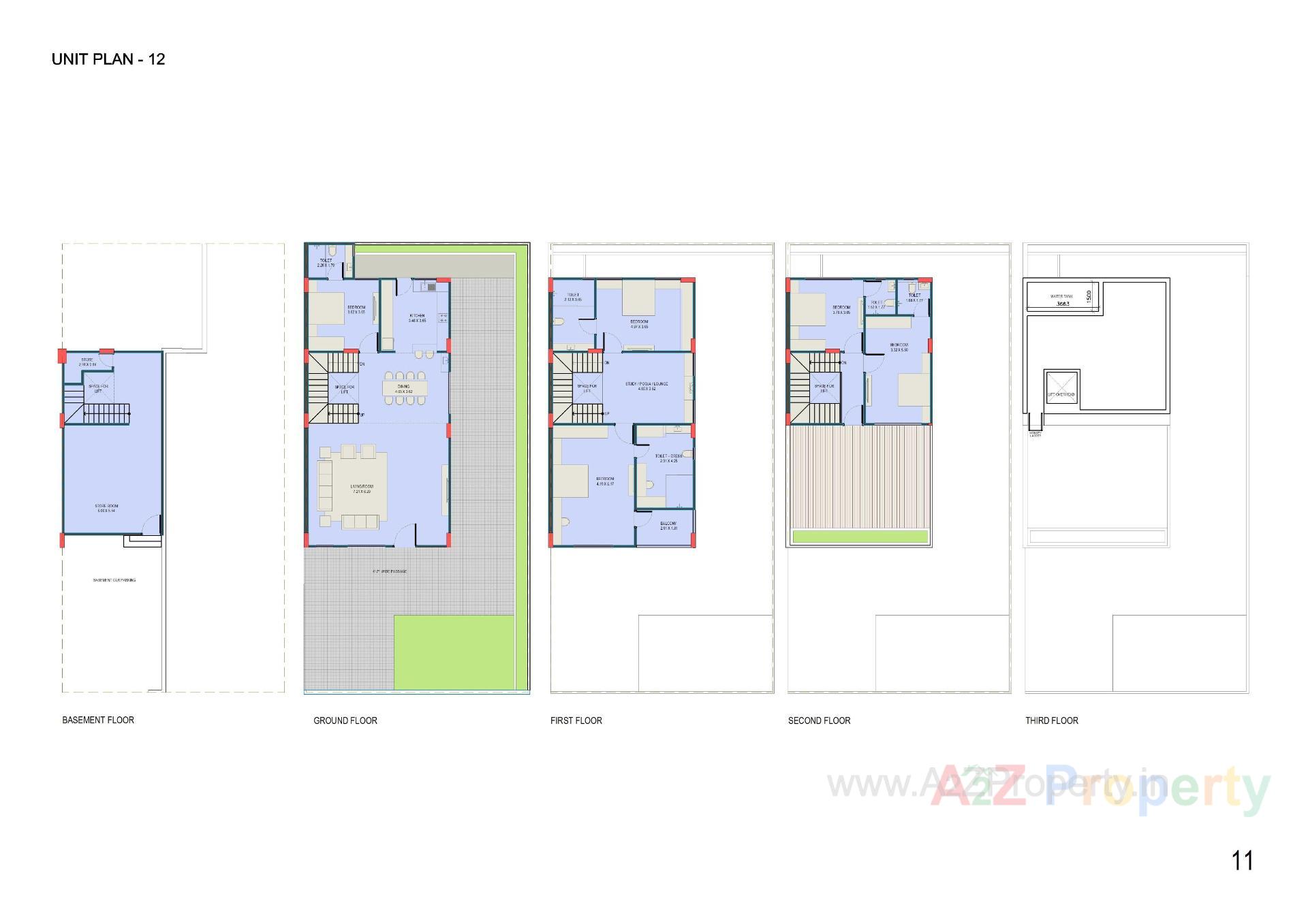 Layout of real estate project Imperial Mansion located at Nikol, Ahmedabad, Gujarat