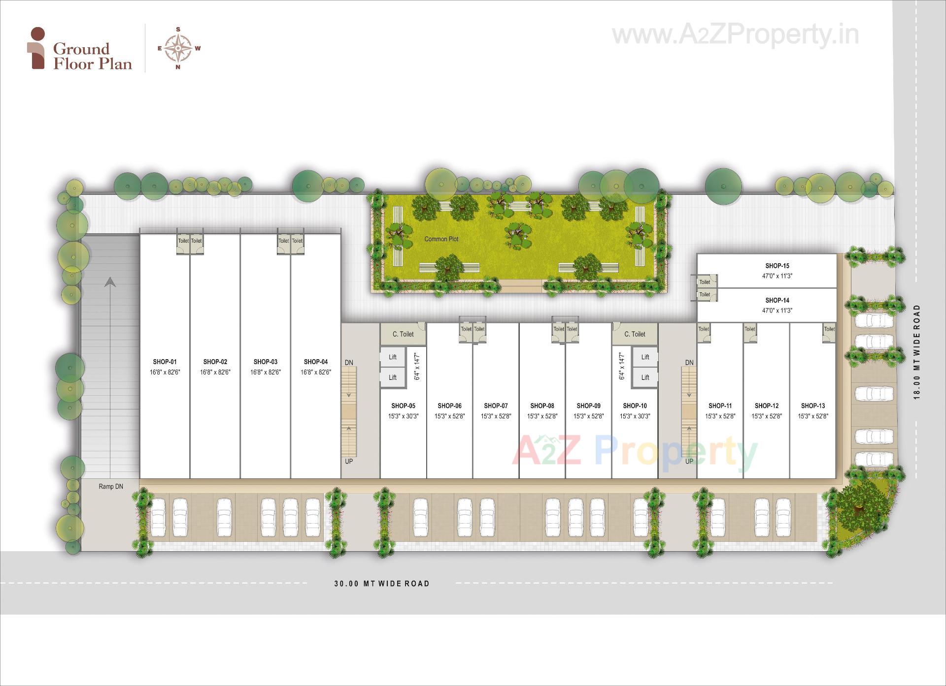 Layout of real estate project Impressa located at Nikol, Ahmedabad, Gujarat
