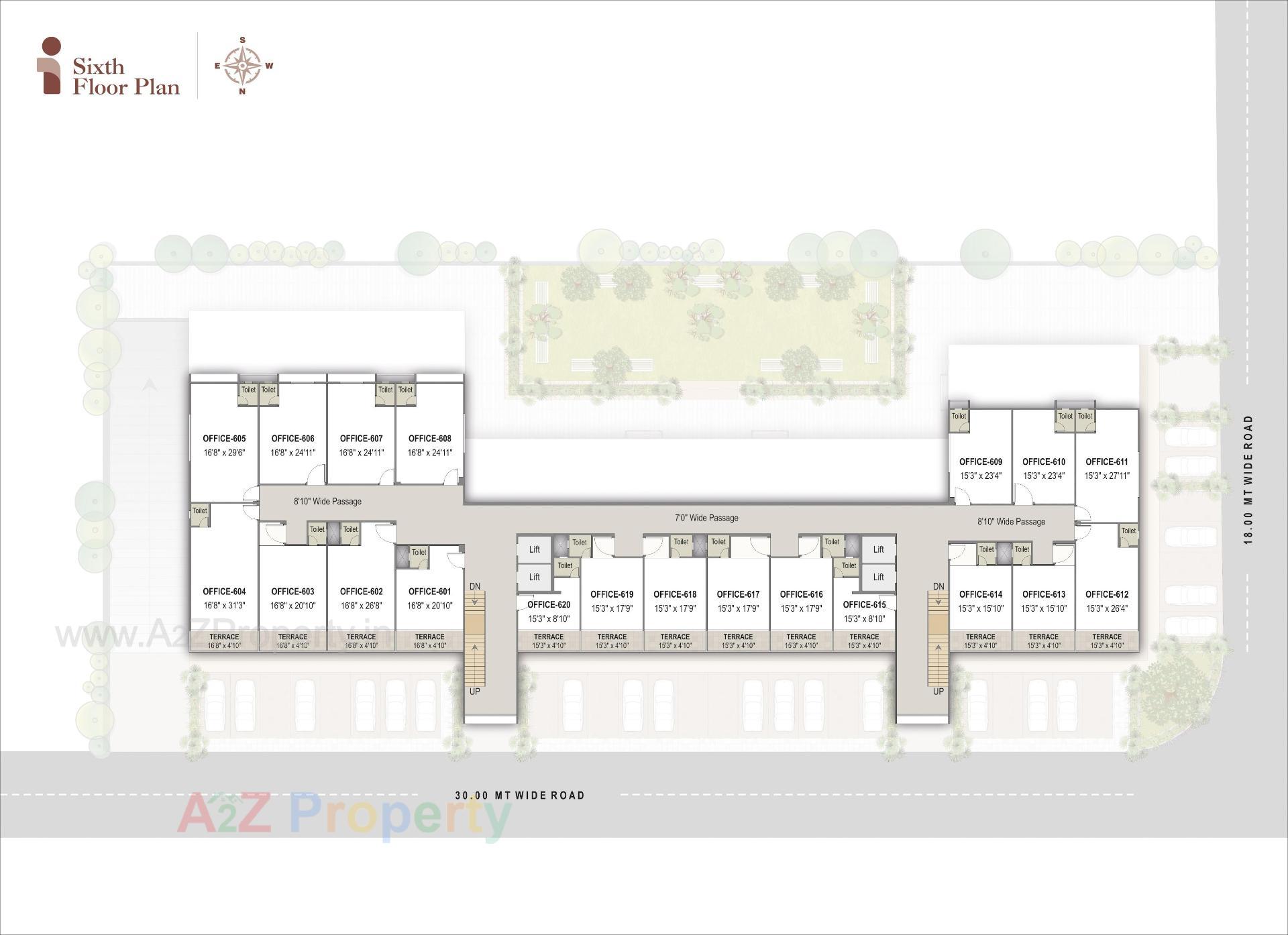 Layout of real estate project Impressa located at Nikol, Ahmedabad, Gujarat