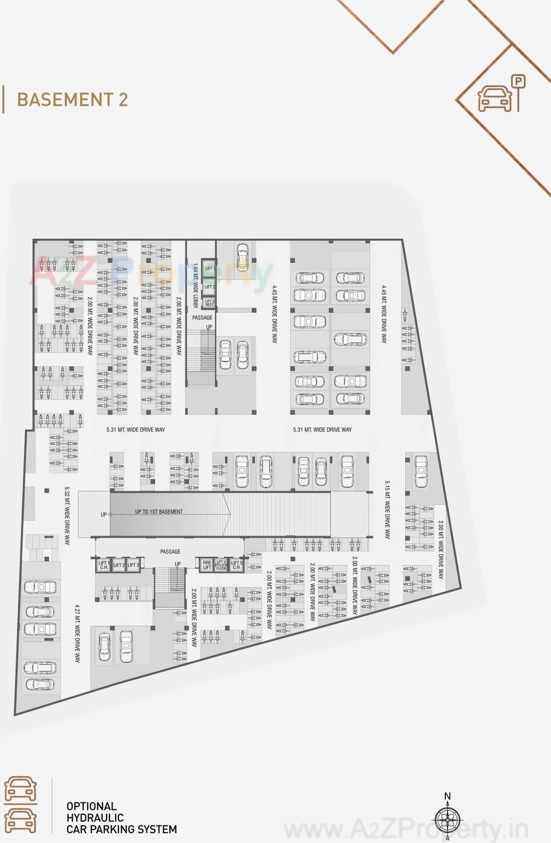 Layout of real estate project Inceptum located at Makarba, Ahmedabad, Gujarat