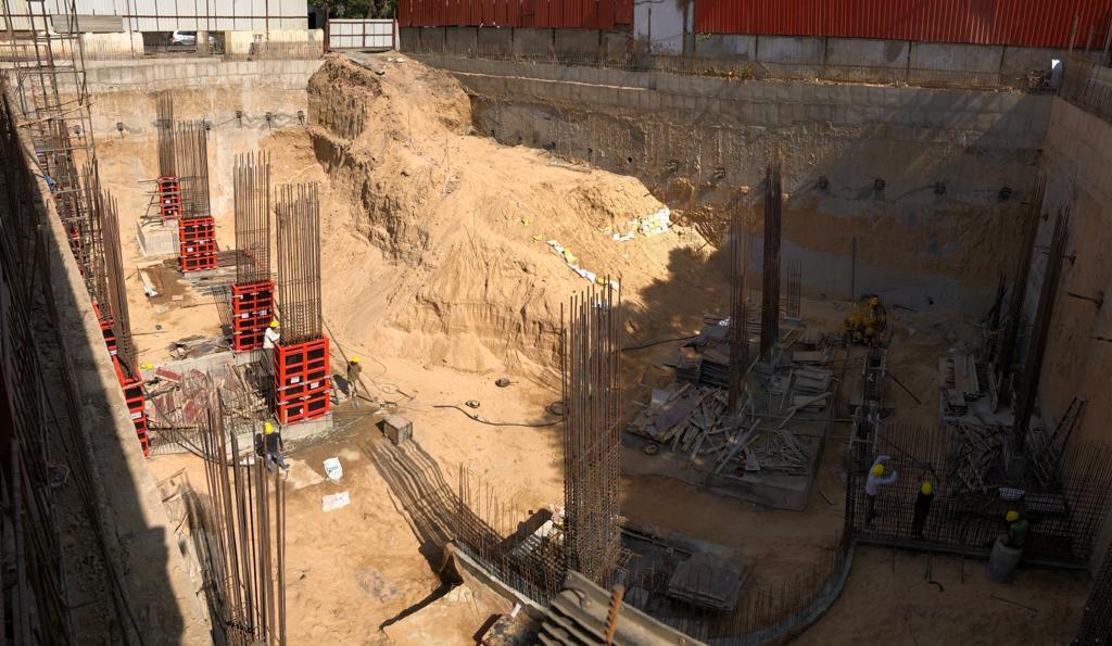 107946_const of real estate project Indraprasth Business House located at Memnagar, Ahmedabad, Gujarat