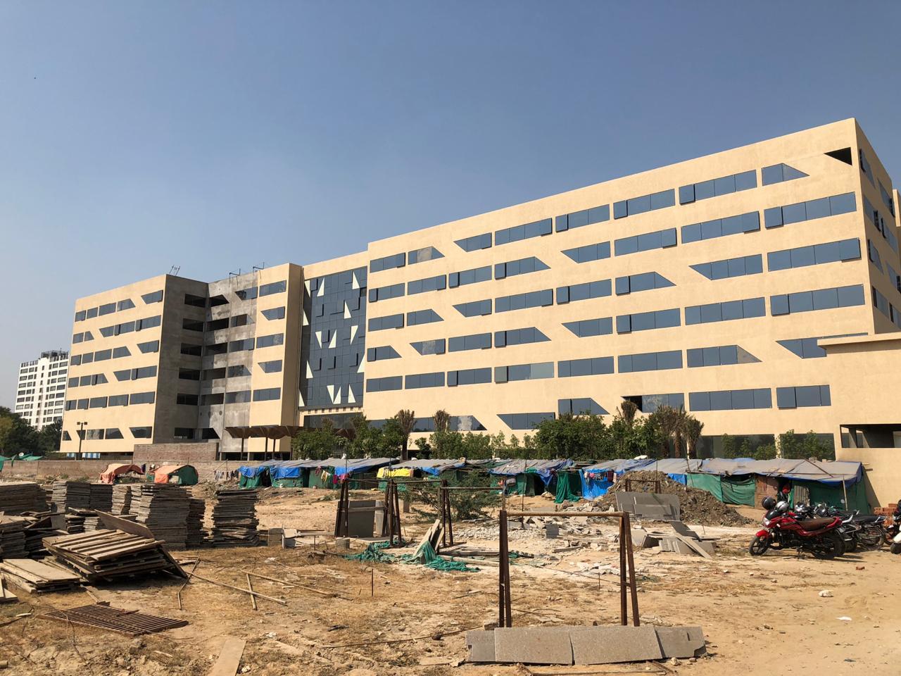 73395_const of real estate project Indraprasth Business Park located at Makarba, Ahmedabad, Gujarat