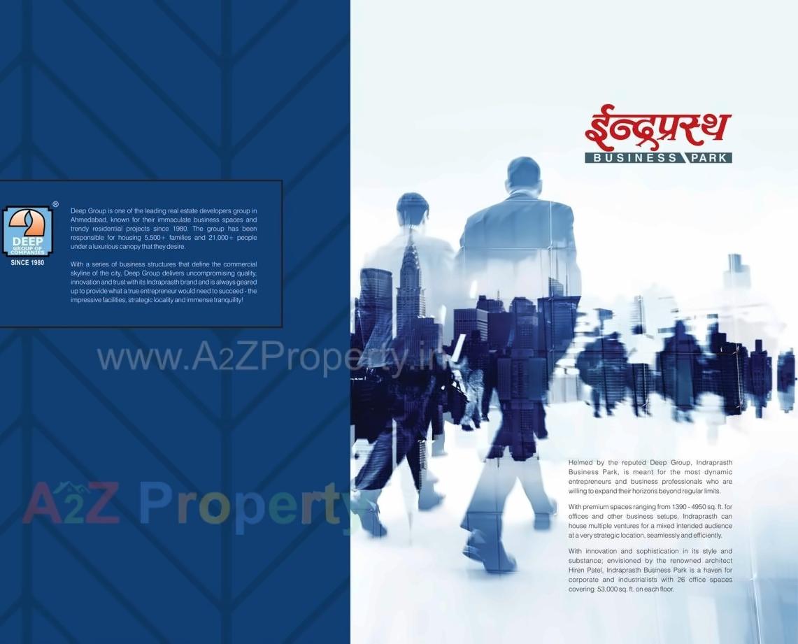  of real estate project Indraprasth Business Park located at Makarba, Ahmedabad, Gujarat