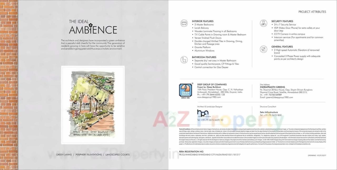  of real estate project Indraprasth Greens located at Vejalpur, Ahmedabad, Gujarat