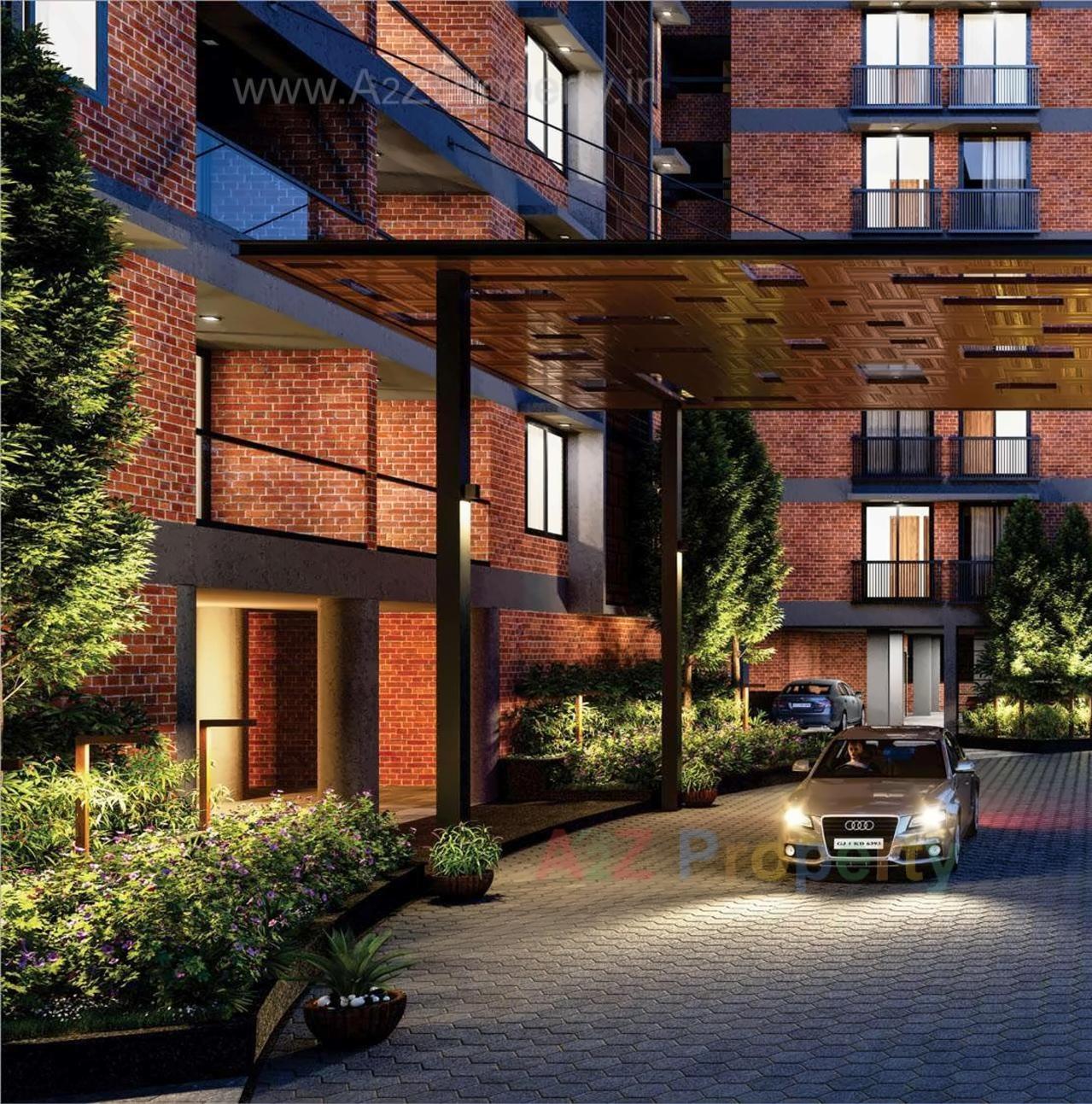 3D Elevation of real estate project Indraprasth Greens located at Vejalpur, Ahmedabad, Gujarat