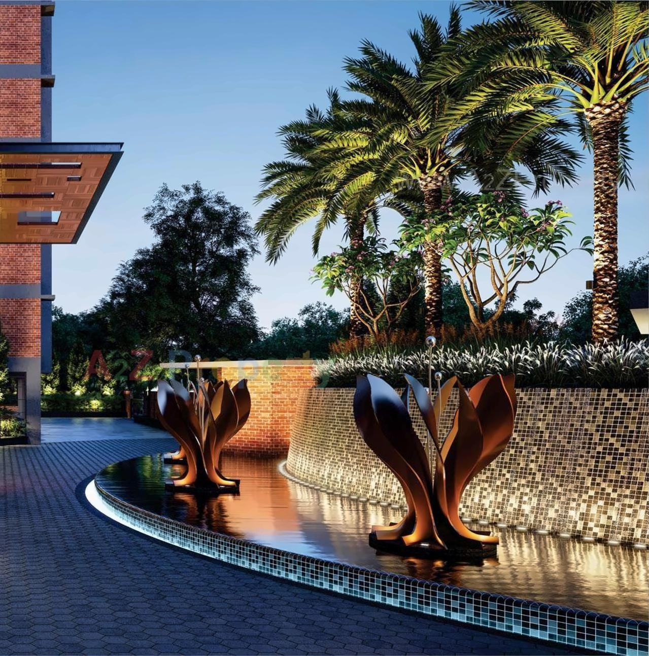 3D Elevation of real estate project Indraprasth Greens located at Vejalpur, Ahmedabad, Gujarat