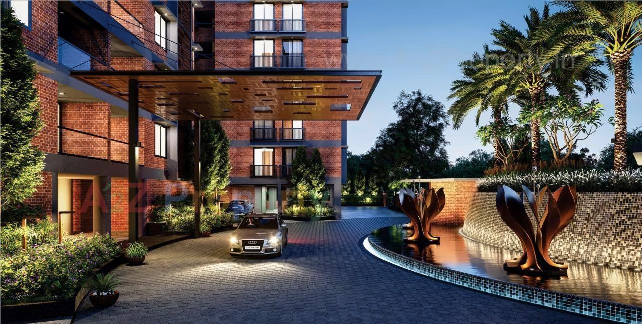 3D Elevation of real estate project Indraprasth Greens located at Vejalpur, Ahmedabad, Gujarat