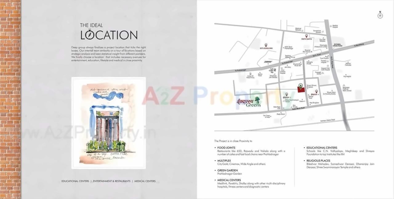  of real estate project Indraprasth Greens located at Vejalpur, Ahmedabad, Gujarat