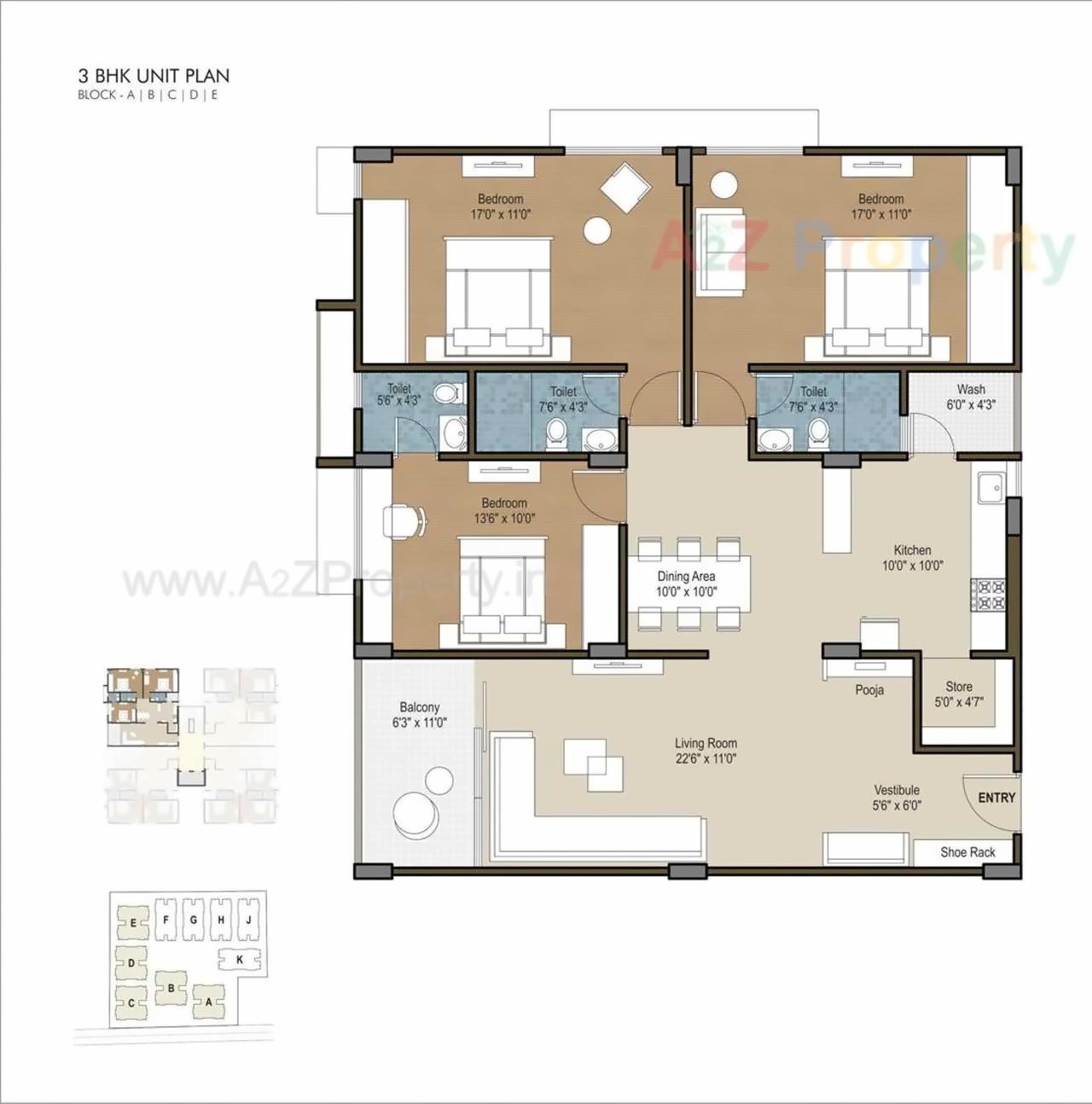 Layout of real estate project Indraprasth Greens located at Vejalpur, Ahmedabad, Gujarat