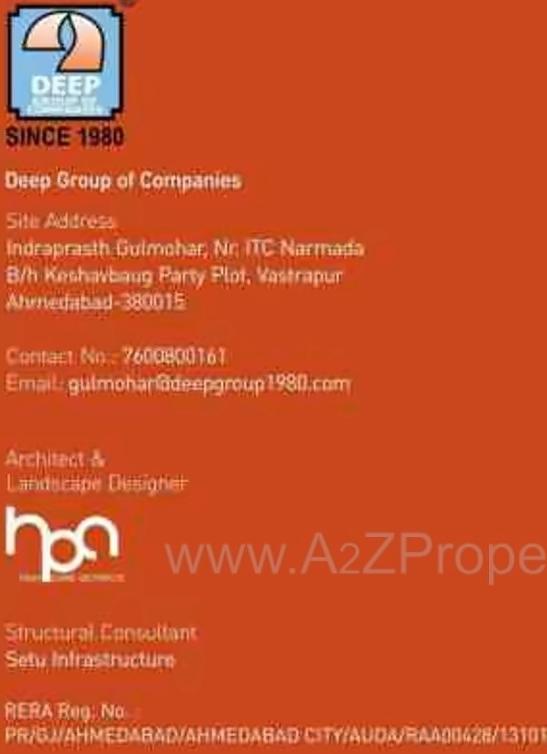  of real estate project Indraprasth Gulmohar located at Vastrapur, Ahmedabad, Gujarat