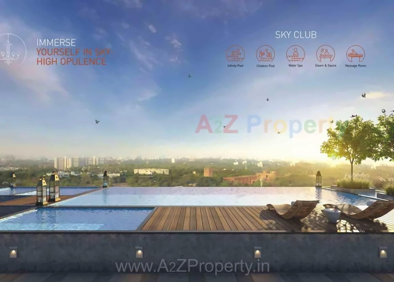 3D Elevation of real estate project Indraprasth Gulmohar located at Vastrapur, Ahmedabad, Gujarat