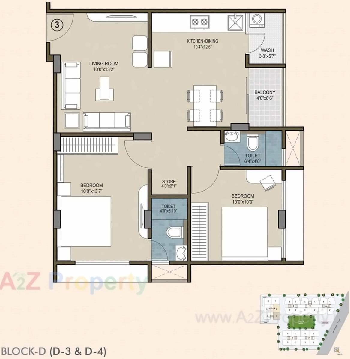 Layout of real estate project Indraprasth Homes located at Makarba, Ahmedabad, Gujarat