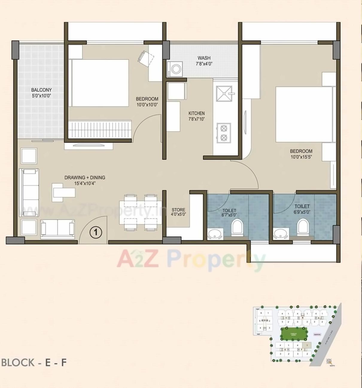 Layout of real estate project Indraprasth Homes located at Makarba, Ahmedabad, Gujarat