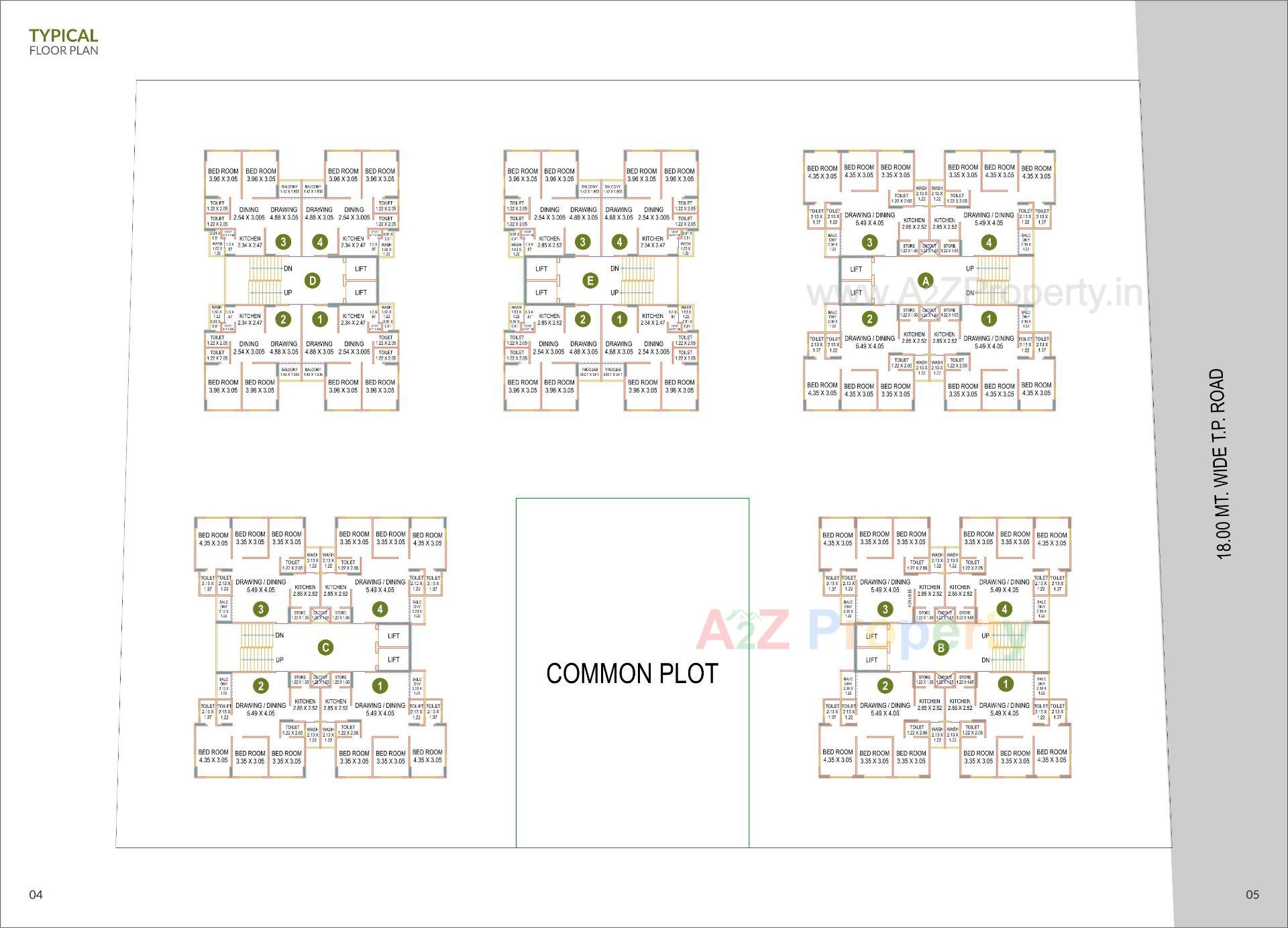 Layout of real estate project Indraprasth Ixora located at Shela, Ahmedabad, Gujarat