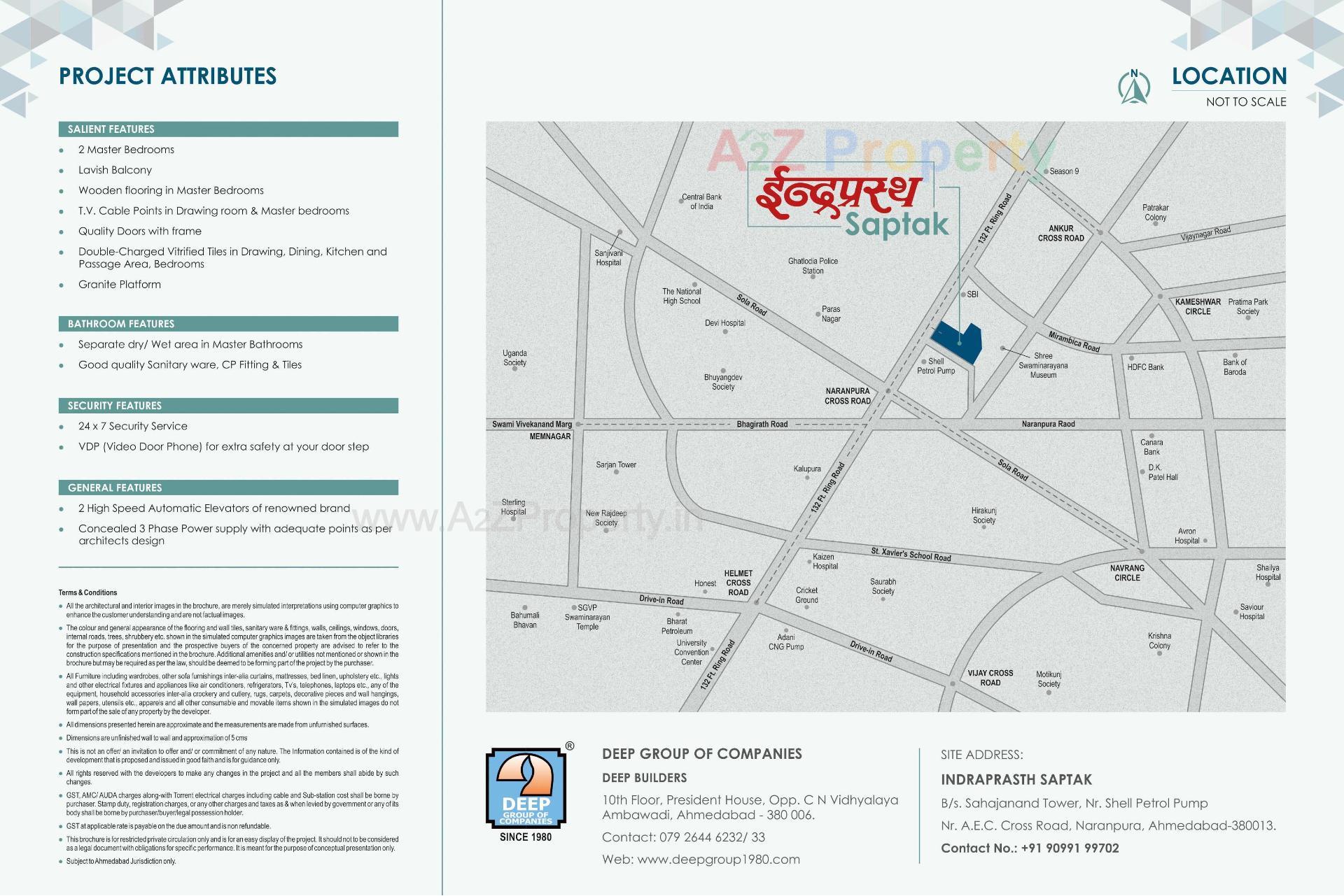  of real estate project Indraprasth Saptak located at Vadaj, Ahmedabad, Gujarat