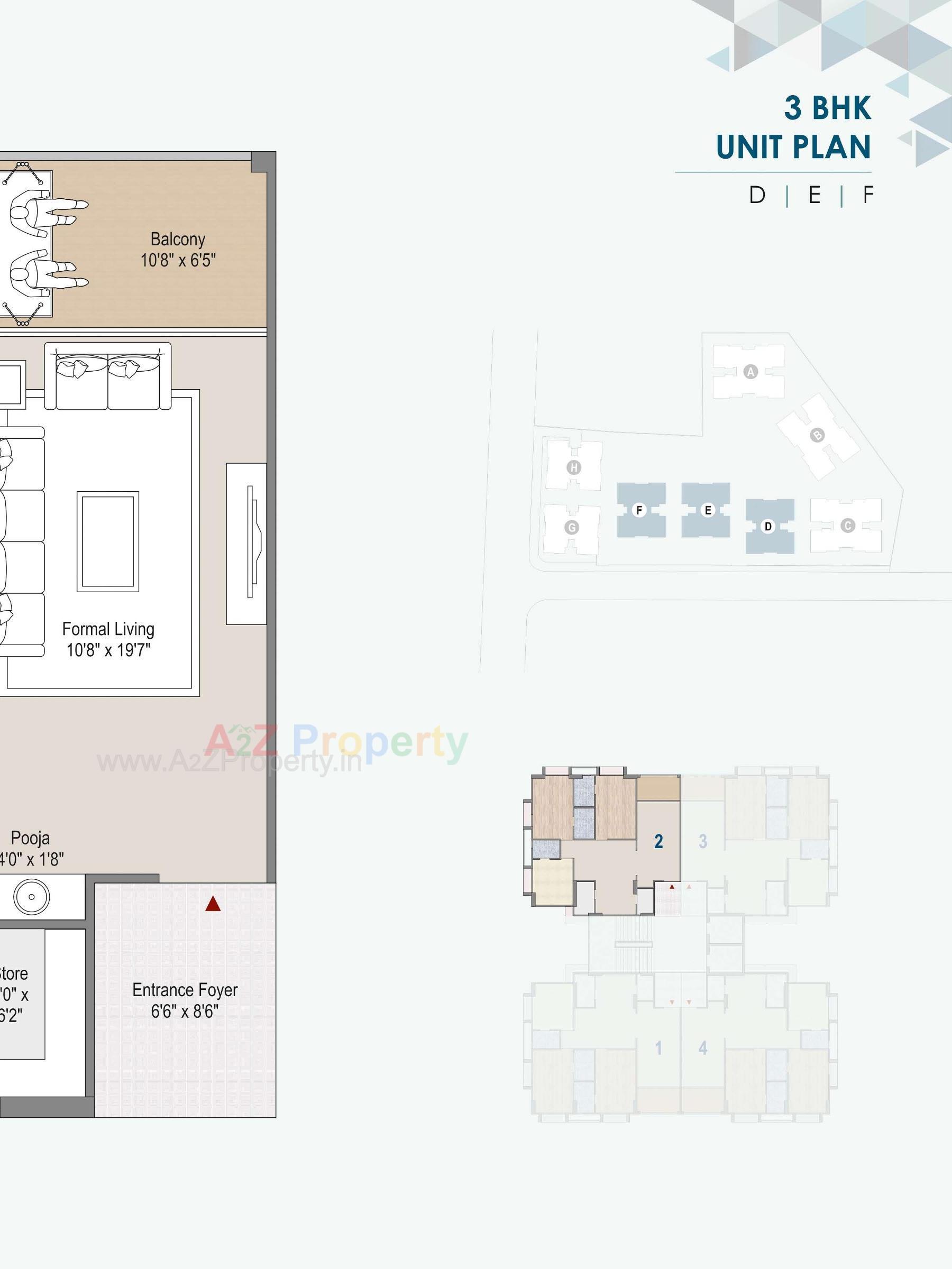 Layout of real estate project Indraprasth Saptak located at Vadaj, Ahmedabad, Gujarat
