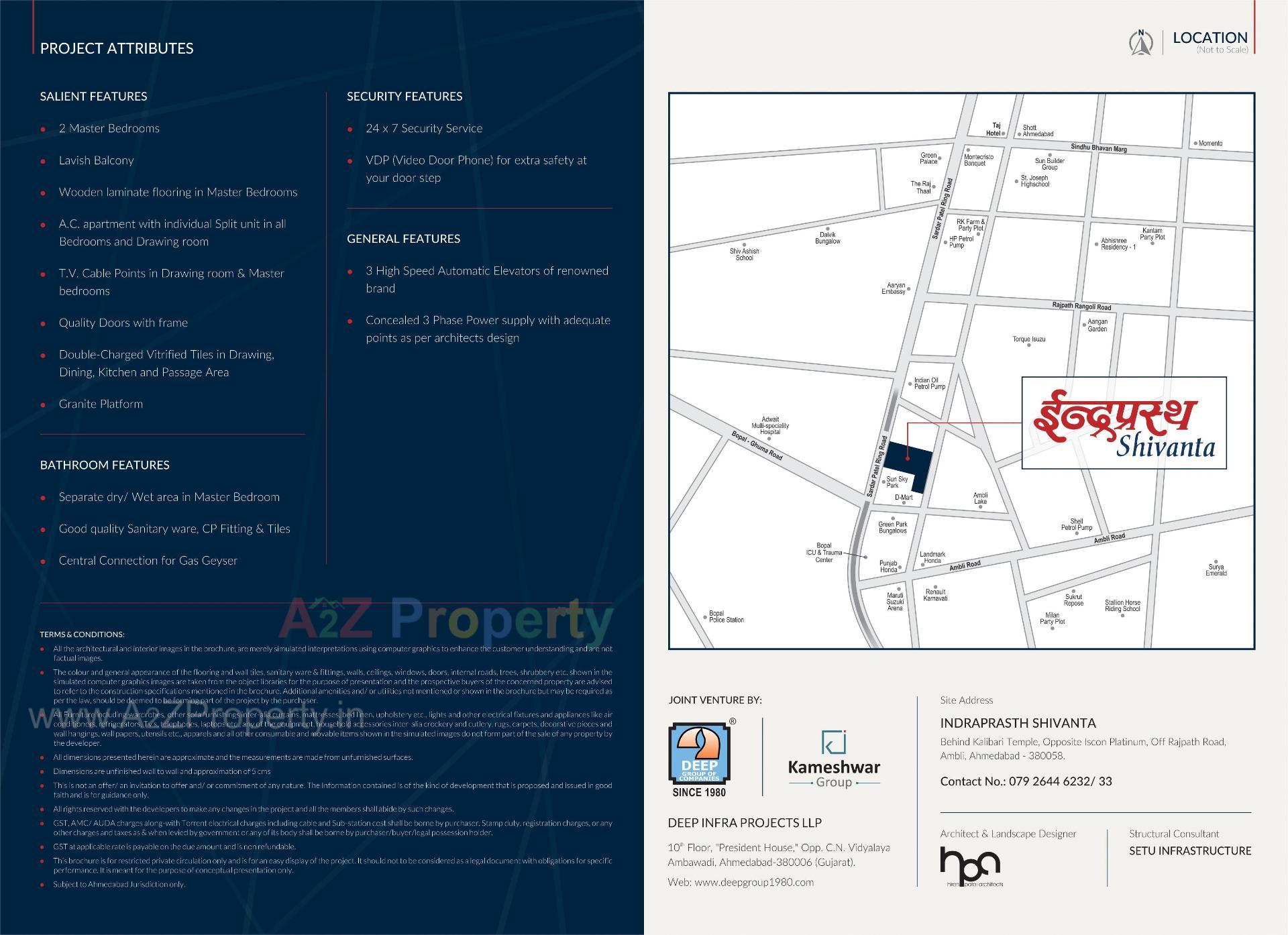  of real estate project Indraprasth Shivanta located at Ambali, Ahmedabad, Gujarat