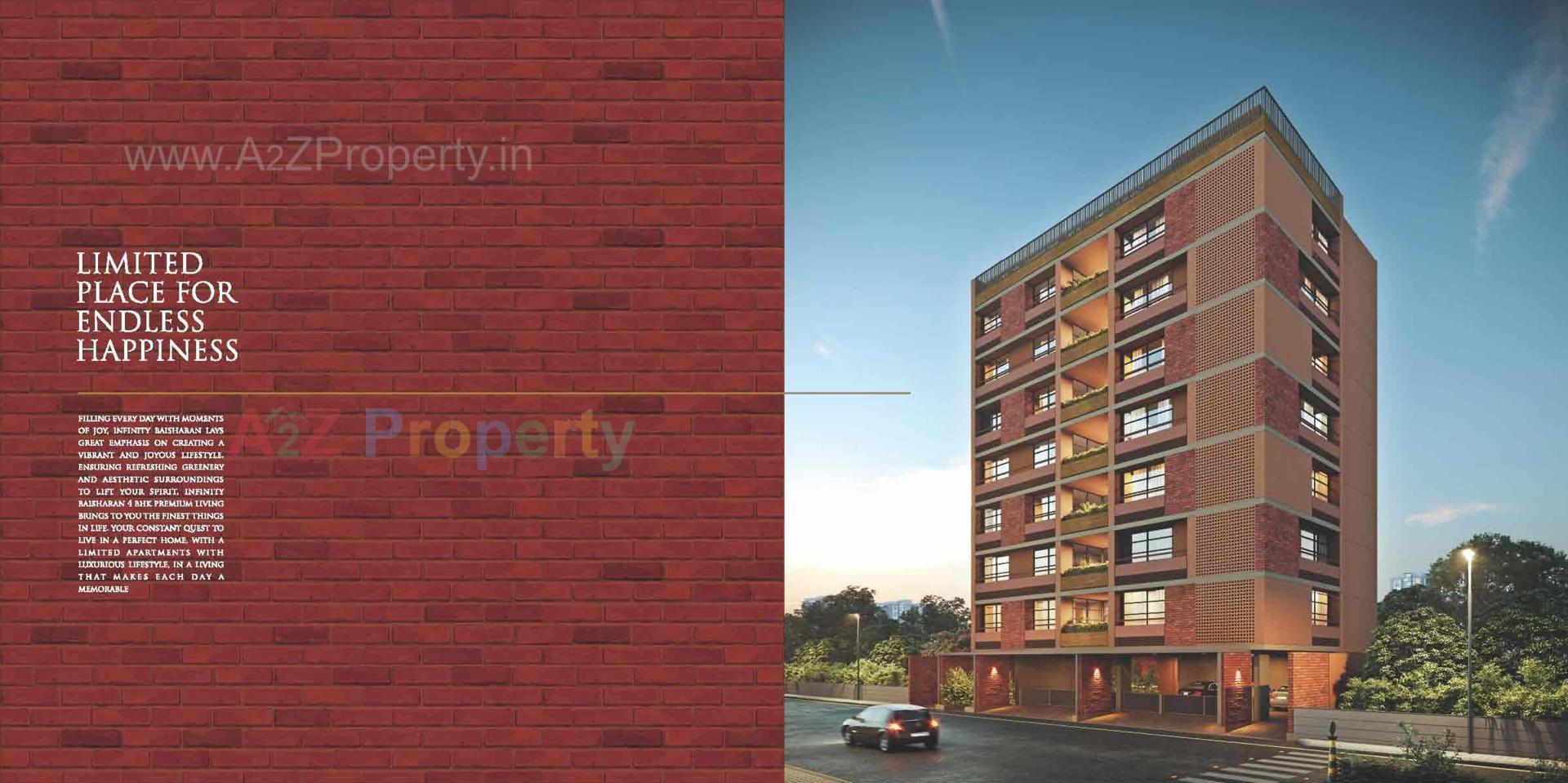 3D Elevation of real estate project Infinity Baisharan located at Memnagar, Ahmedabad, Gujarat