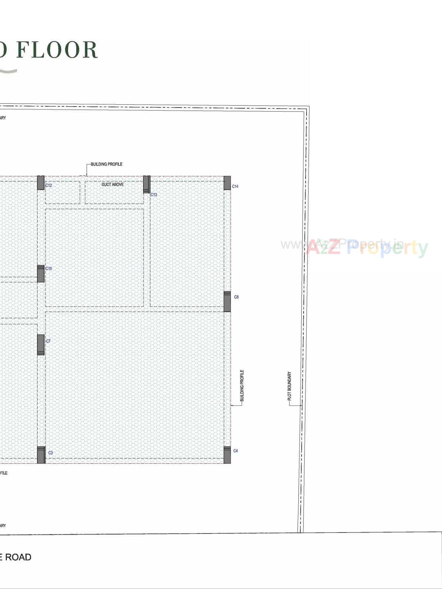 Layout of real estate project Infinity Baisharan located at Memnagar, Ahmedabad, Gujarat