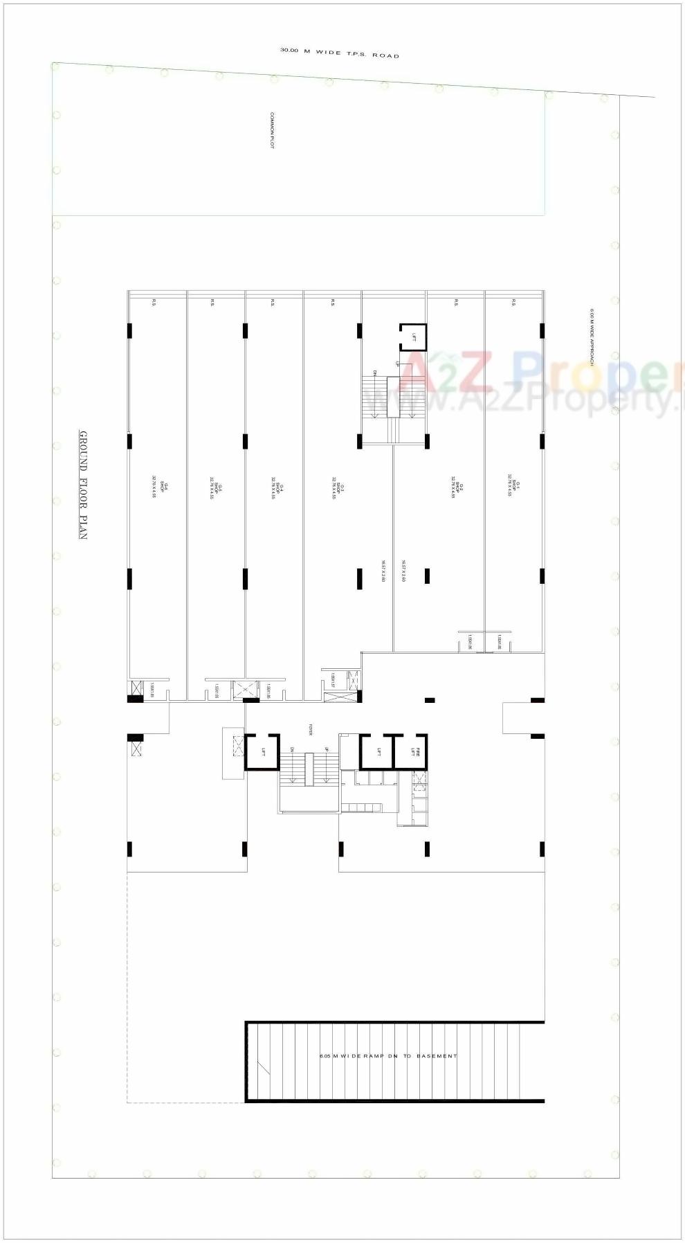 Layout of real estate project Interstellar located at Thaltej, Ahmedabad, Gujarat
