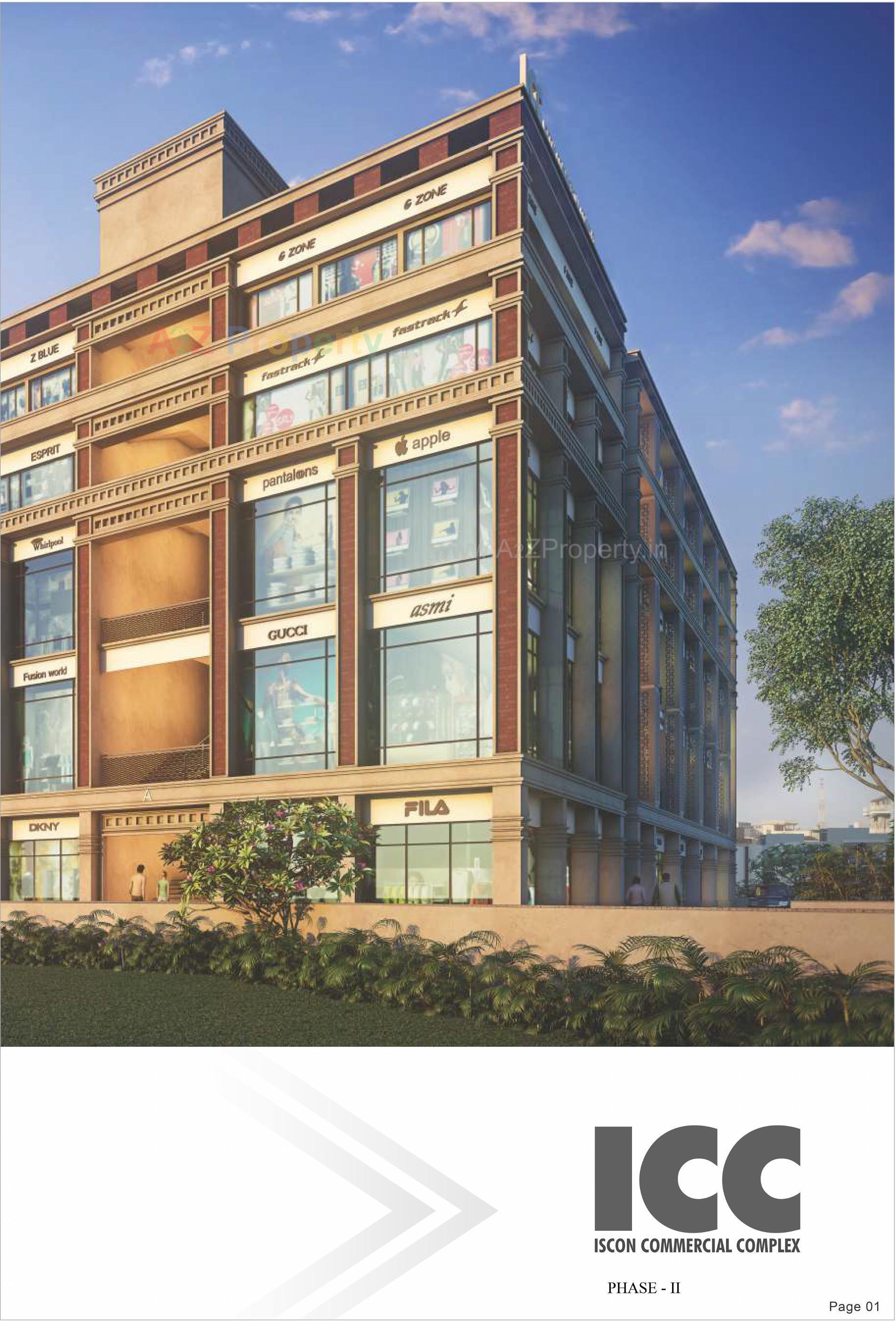 3D Elevation of real estate project Iscon  Complex located at Rajpur--hirpur, Ahmedabad, Gujarat