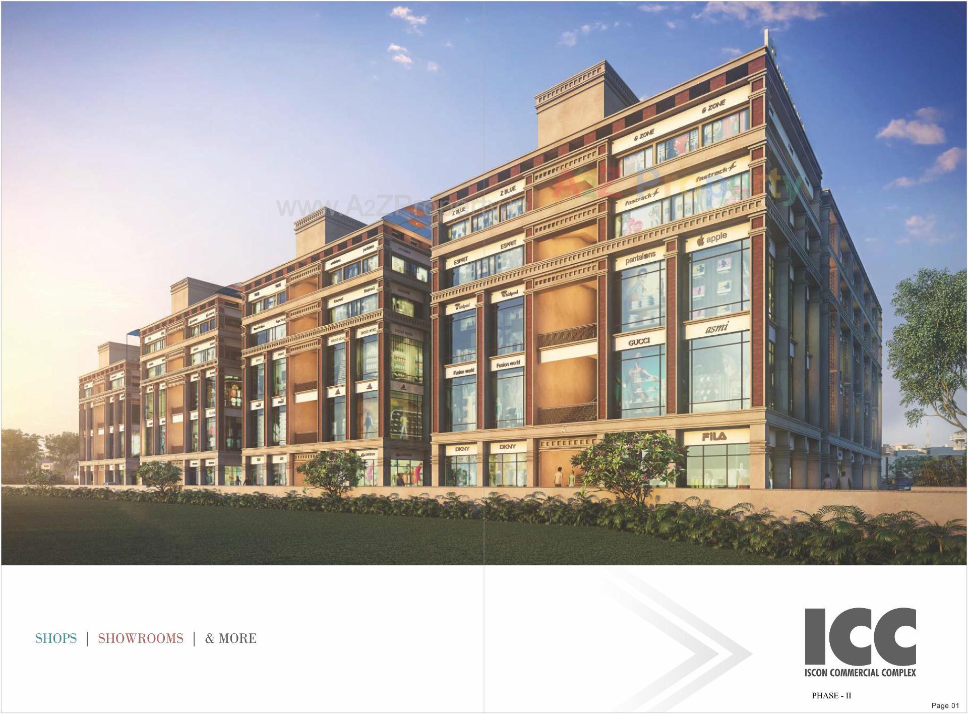 3D Elevation of real estate project Iscon  Complex located at Rajpur--hirpur, Ahmedabad, Gujarat