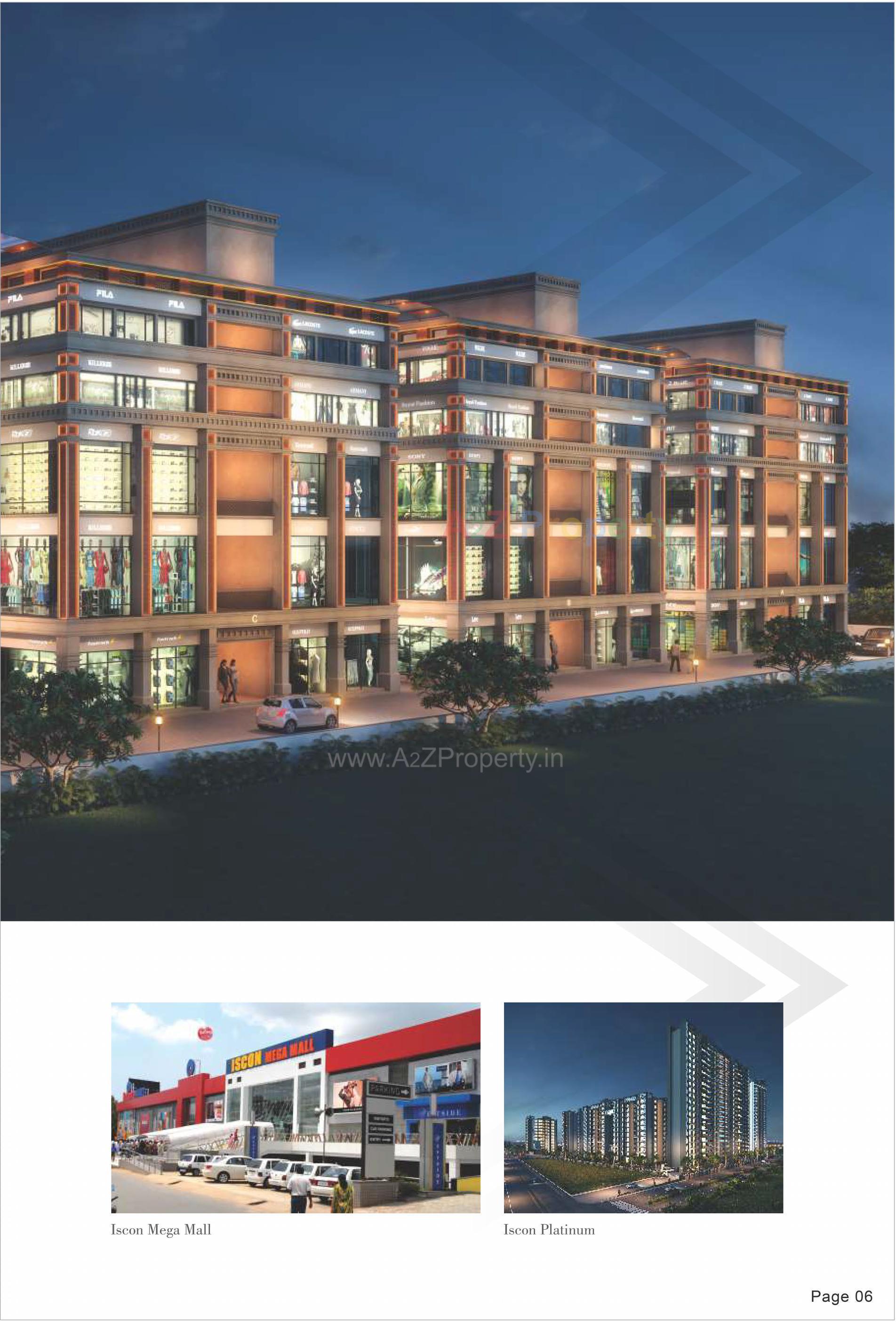 3D Elevation of real estate project Iscon  Complex located at Rajpur--hirpur, Ahmedabad, Gujarat