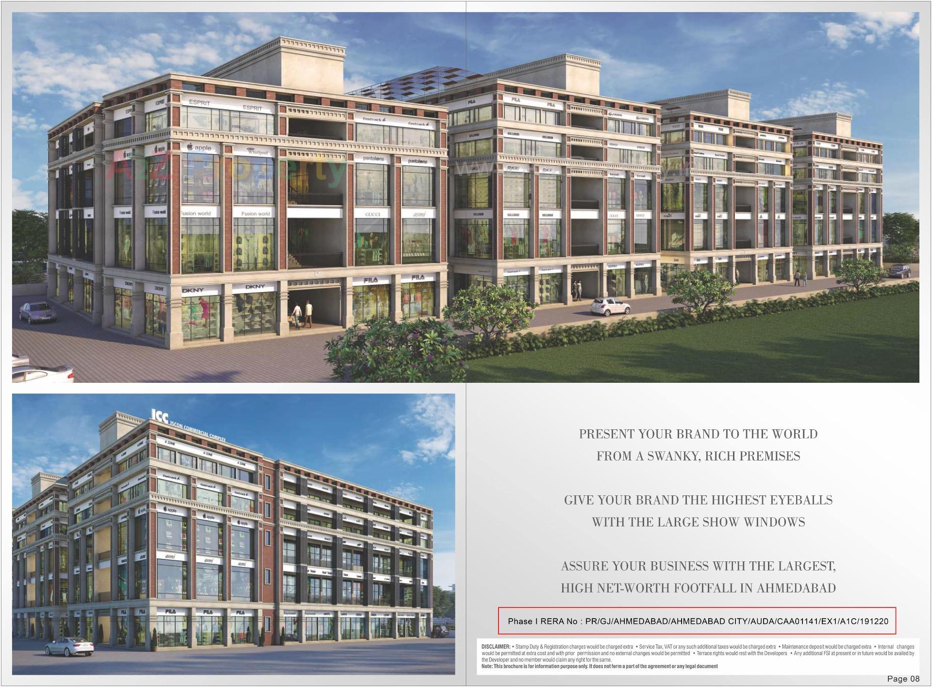 3D Elevation of real estate project Iscon  Complex located at Rajpur--hirpur, Ahmedabad, Gujarat