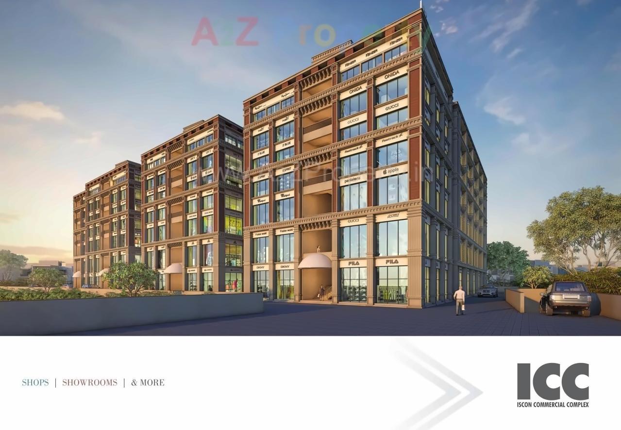 3D Elevation of real estate project Iscon  Complex located at Rajpur-hirpur, Ahmedabad, Gujarat