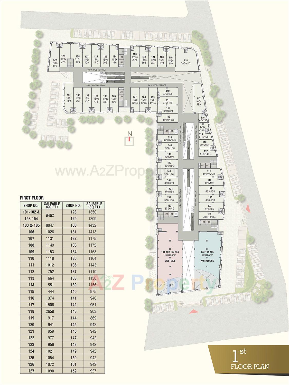 Iscon Emporio First Floor Plan Latest of real estate project Iscon Emporio located at City, Ahmedabad, Gujarat