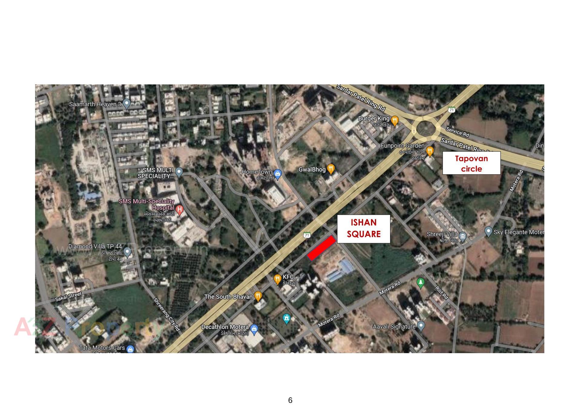  of real estate project Ishan Square located at Chandkheda, Ahmedabad, Gujarat