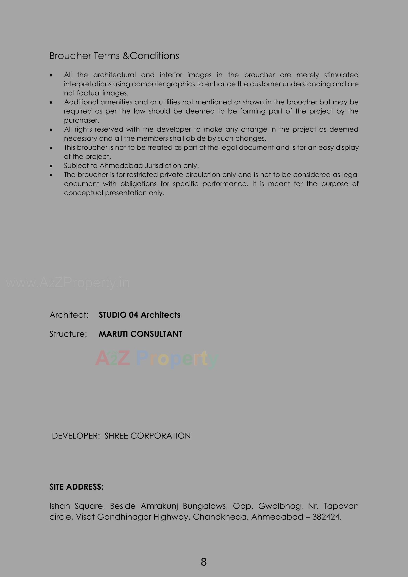  of real estate project Ishan Square located at Chandkheda, Ahmedabad, Gujarat