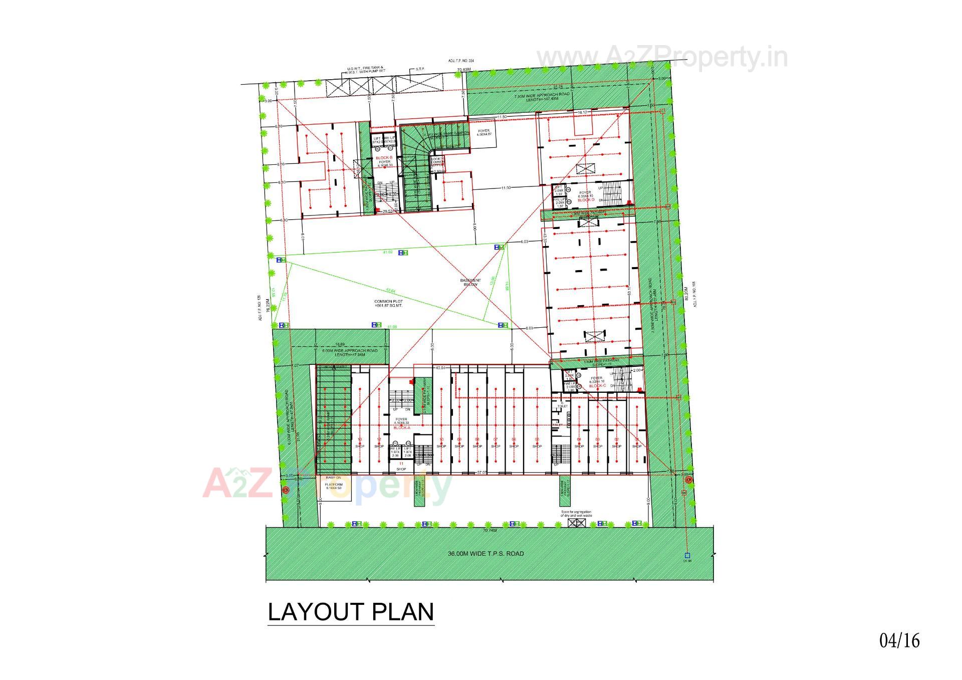 Layout of real estate project Ivory Orchards located at Shilaj, Ahmedabad, Gujarat