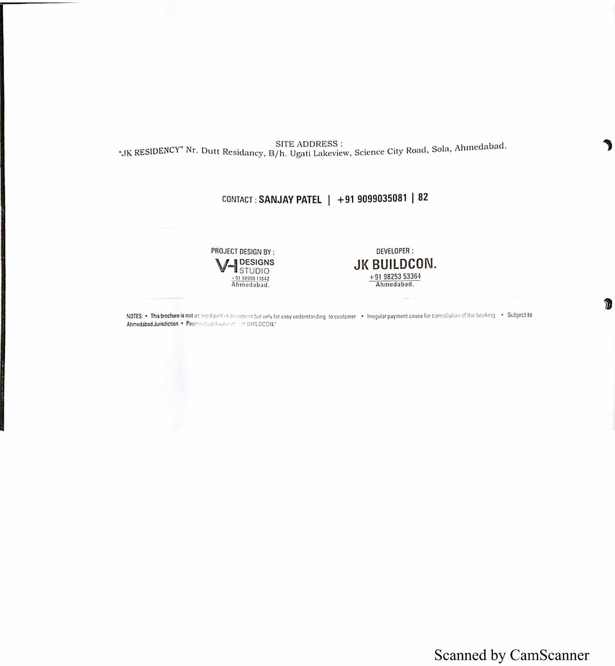  of real estate project J K Residency located at Sola, Ahmedabad, Gujarat