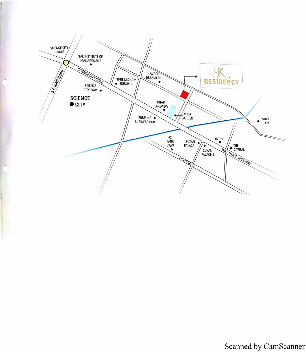  of real estate project J K Residency located at Sola, Ahmedabad, Gujarat