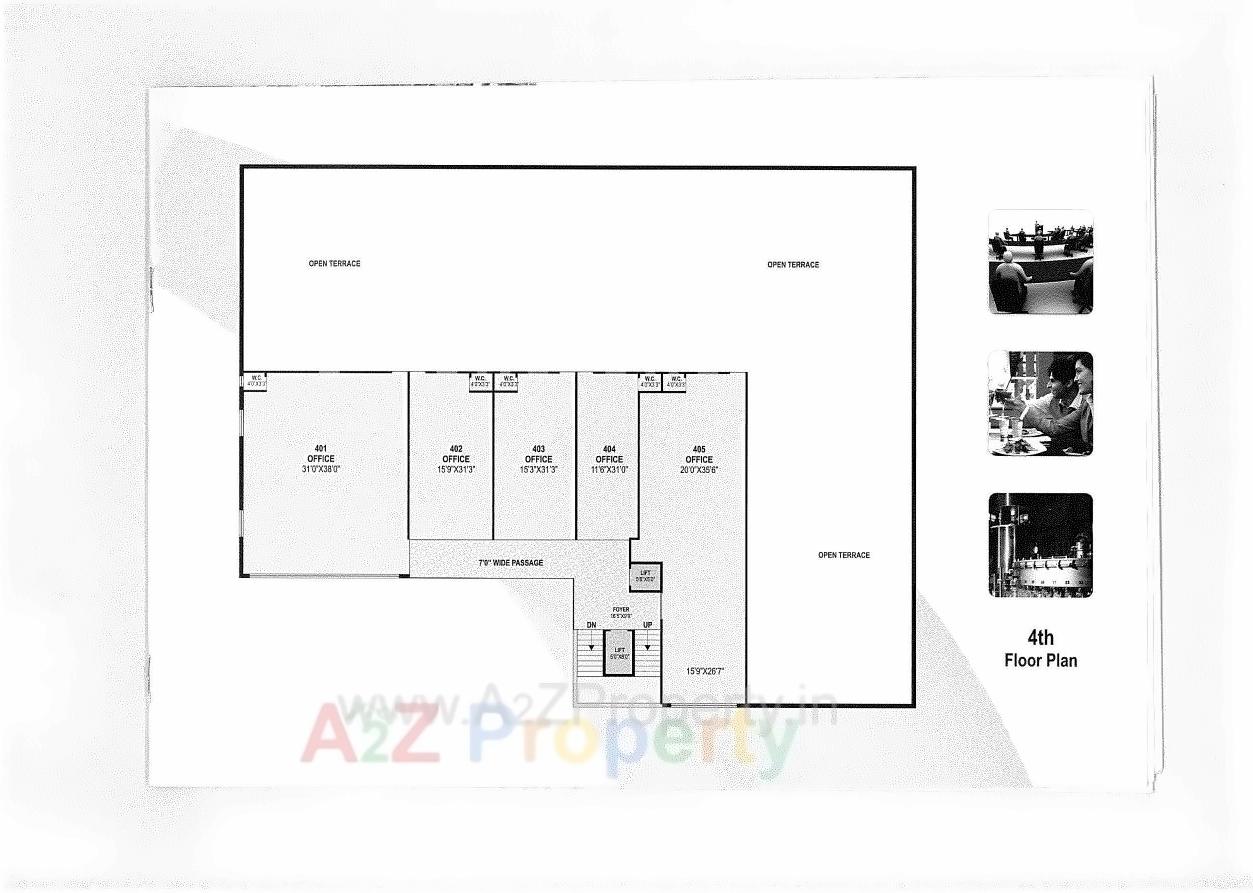 Layout of real estate project Jahnavi Arcade located at Odhav, Ahmedabad, Gujarat